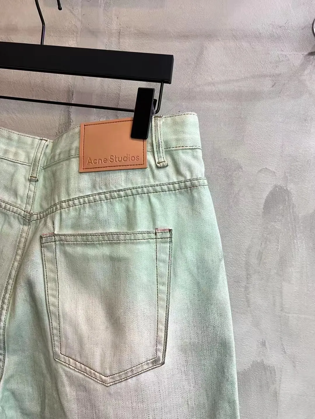 Distressed Mud-Dye Denim Shorts D22519937 — view 6