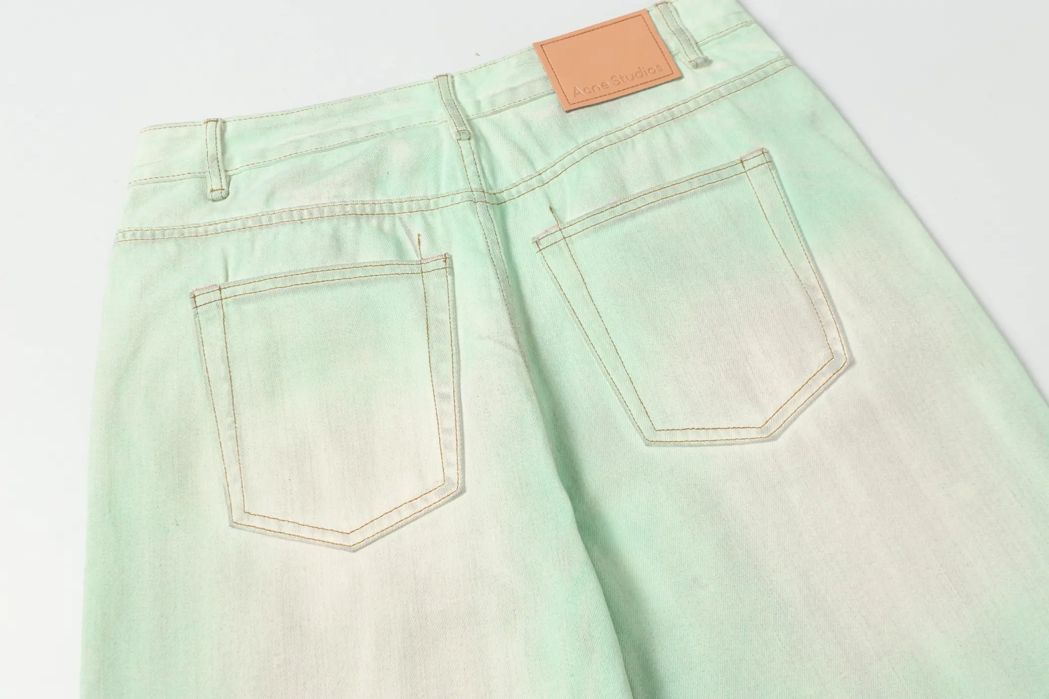 Distressed Mud-Dye Denim Shorts D22519937 — view 13