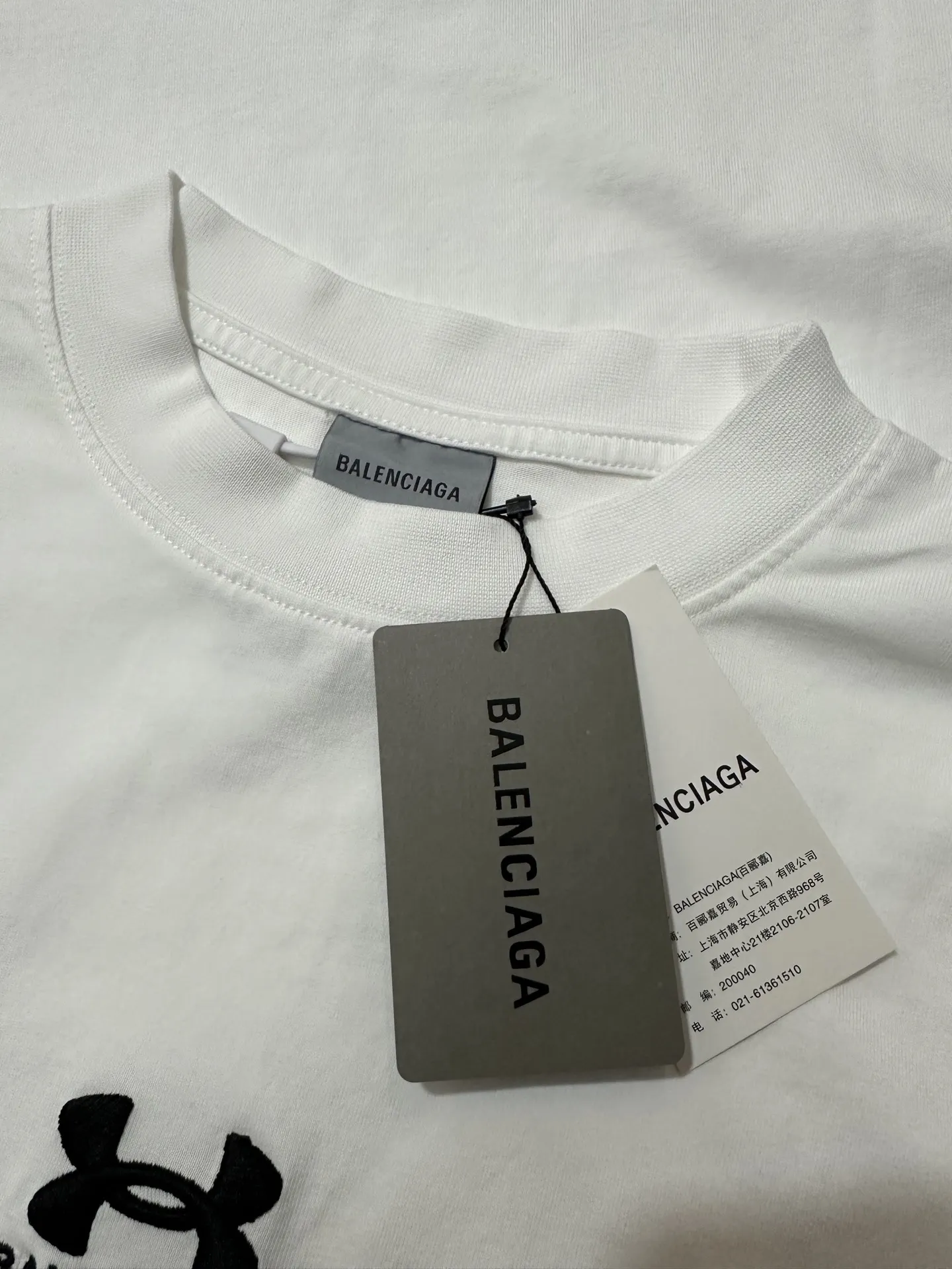 Balenciaga x Under Armour Embroidered Logo T-Shirt D18018990 — view 6