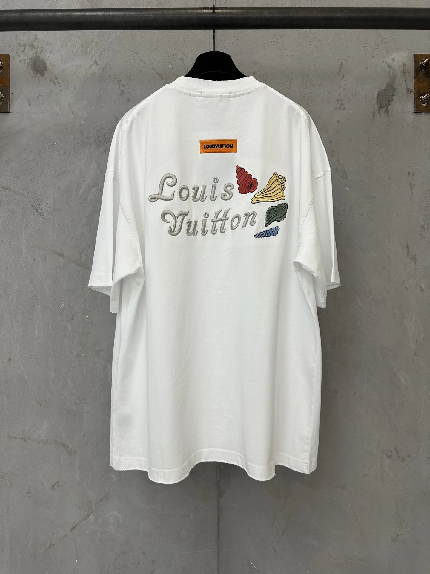 Embroidered Logo Heavyweight Cotton T-Shirt D18011960 — view 2