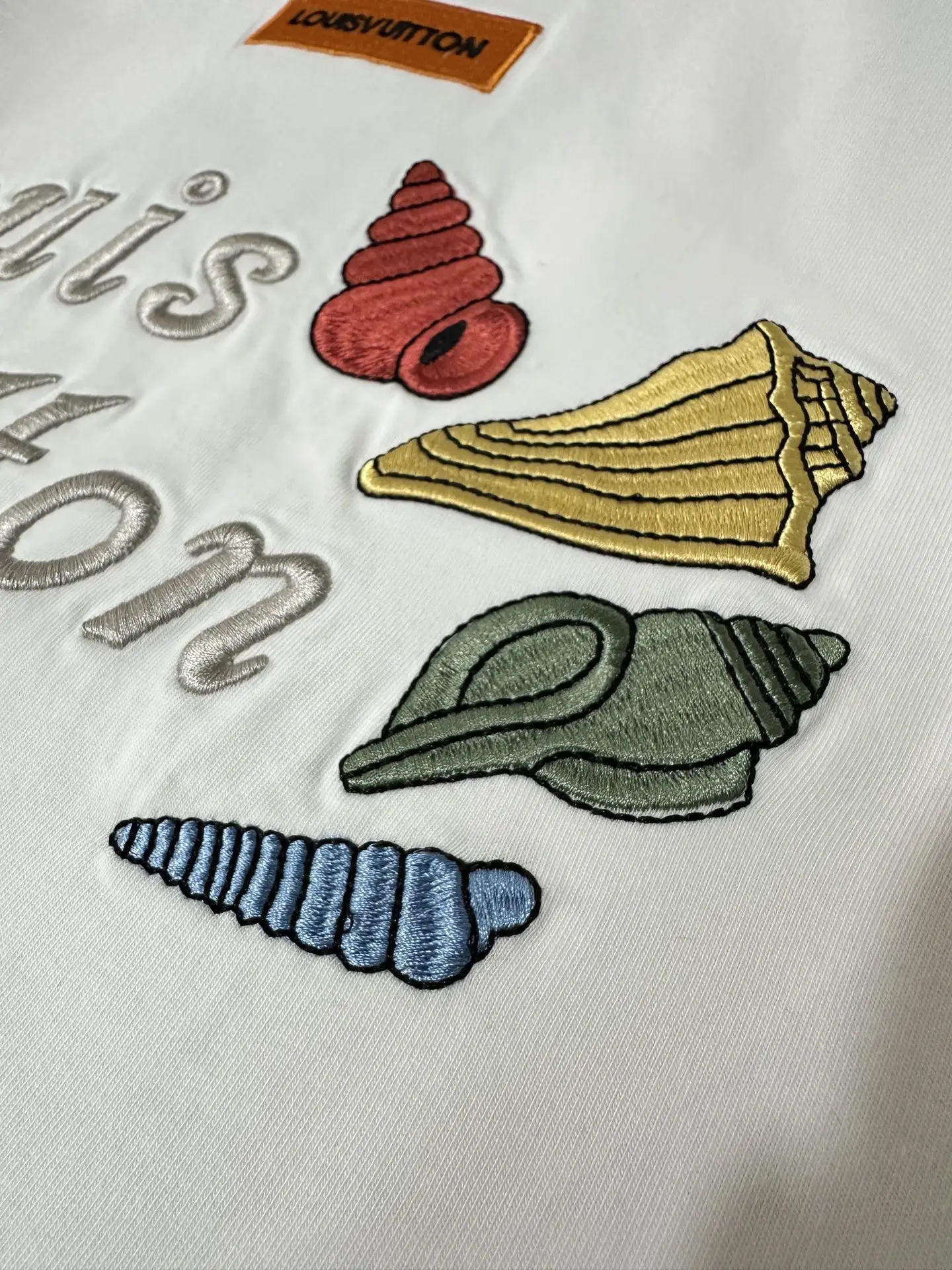 Embroidered Logo Heavyweight Cotton T-Shirt D18011960 — view 6