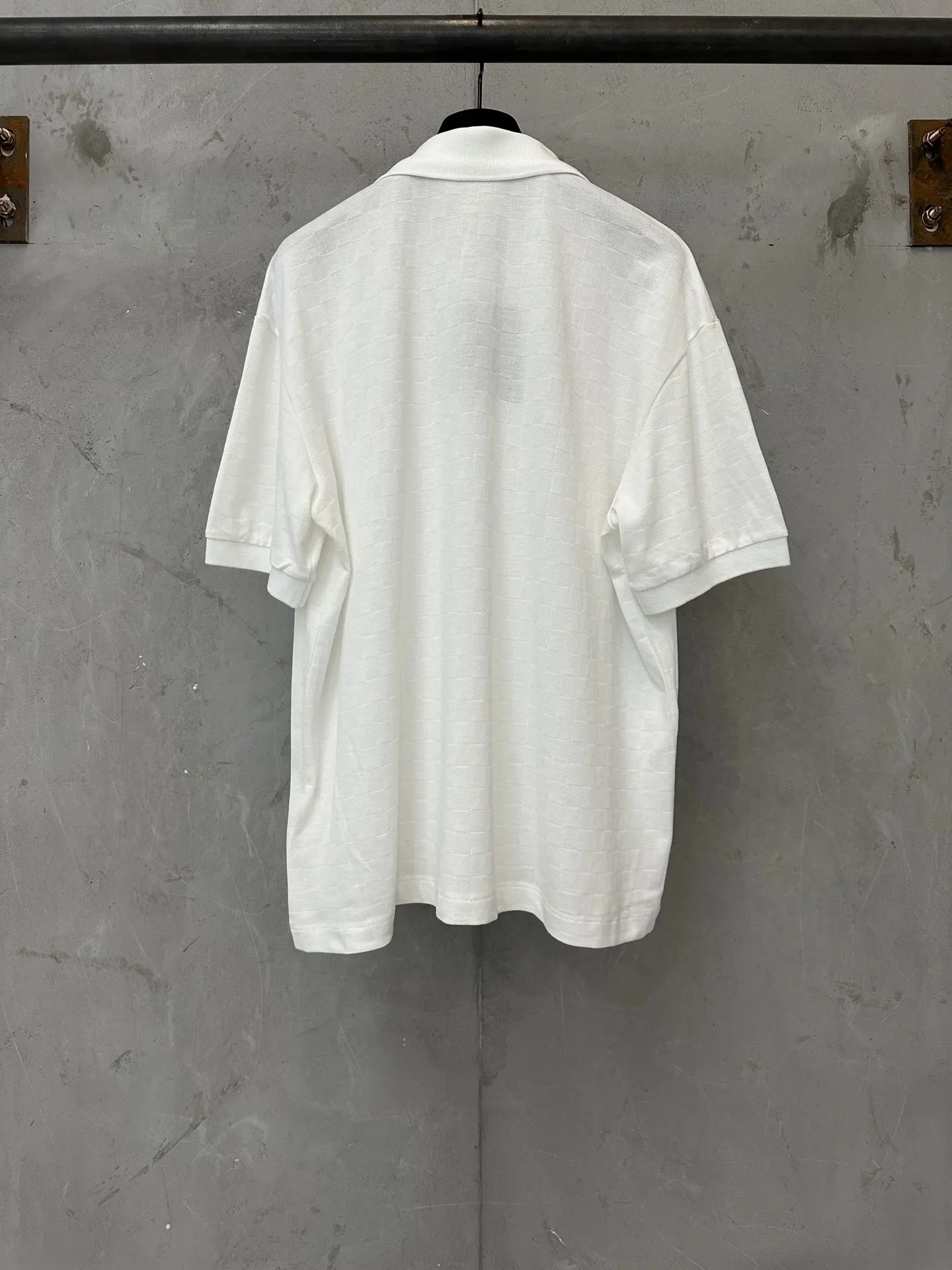 Embroidered Cotton Polo Shirt with Pearl Buttons D18511767 — view 2