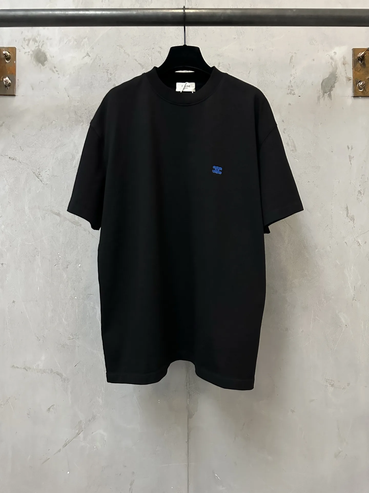 Triomphe Embroidered Heavyweight Cotton T-Shirt D19011596