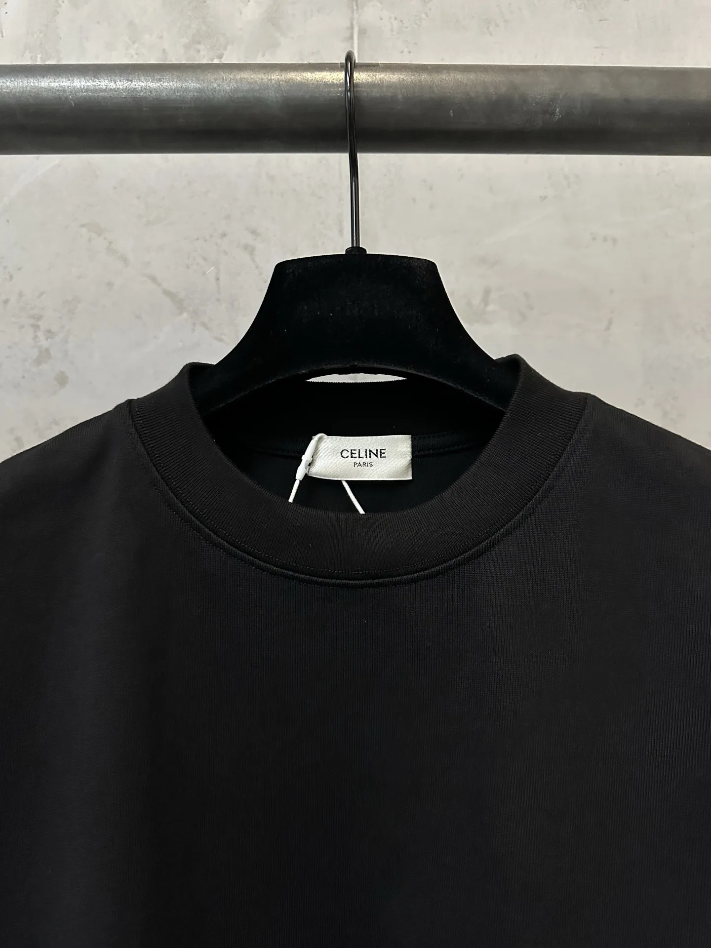 Triomphe Embroidered Heavyweight Cotton T-Shirt D19011596 — view 5