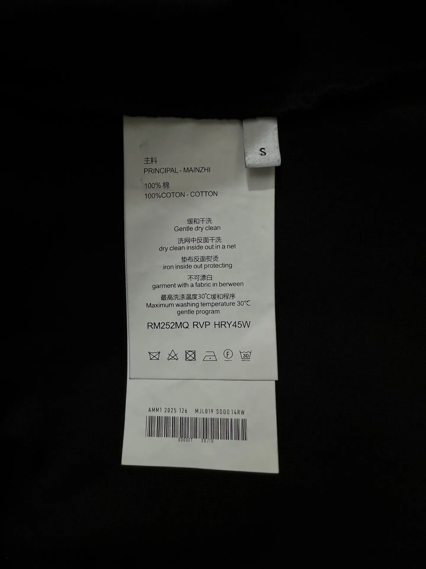 Triomphe Embroidered Heavyweight Cotton T-Shirt D19011596 — view 9