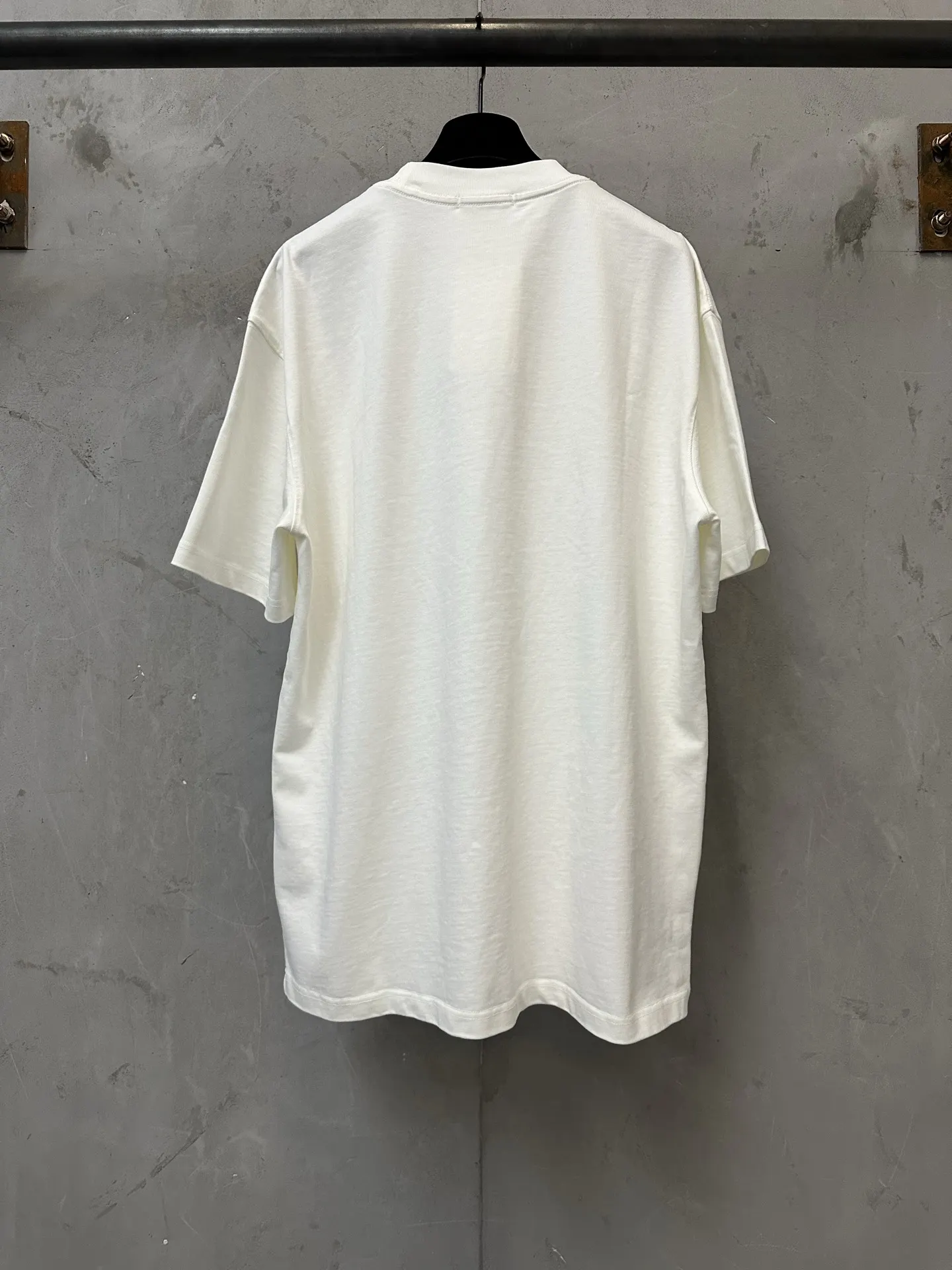 Triomphe Embroidered Heavyweight Cotton T-Shirt D19011595 — view 2