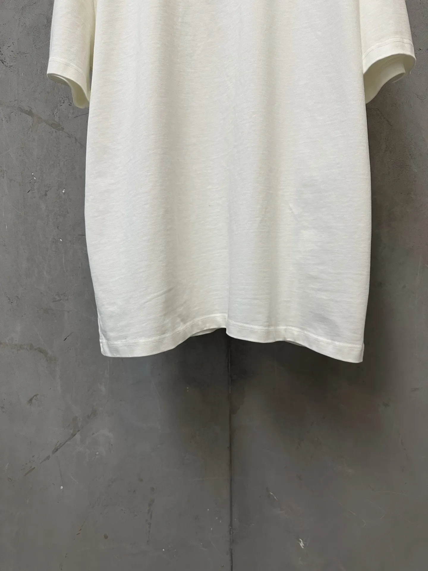 Triomphe Embroidered Heavyweight Cotton T-Shirt D19011595 — view 4
