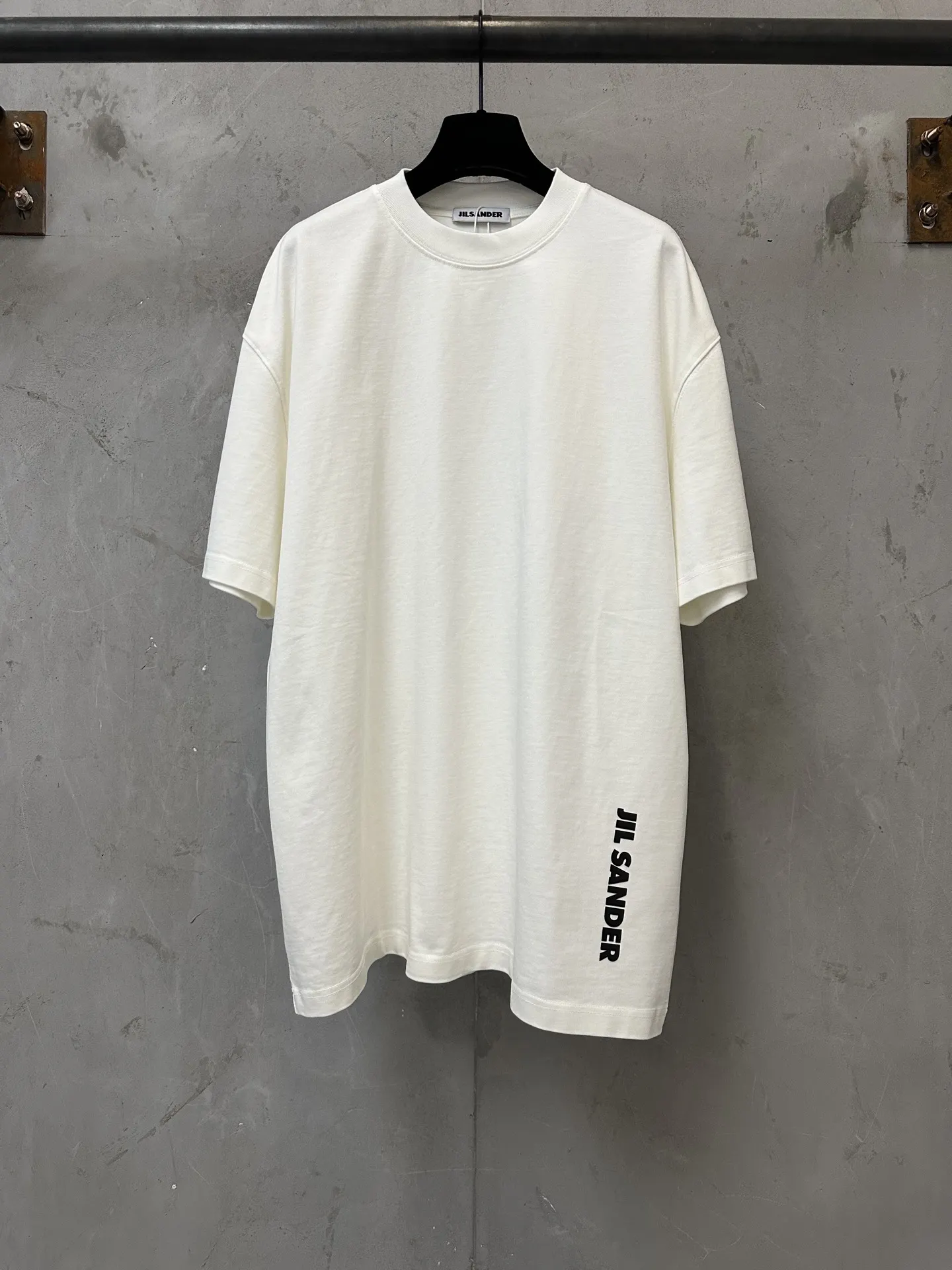 Logo Print Heavyweight Cotton T-Shirt D19011603