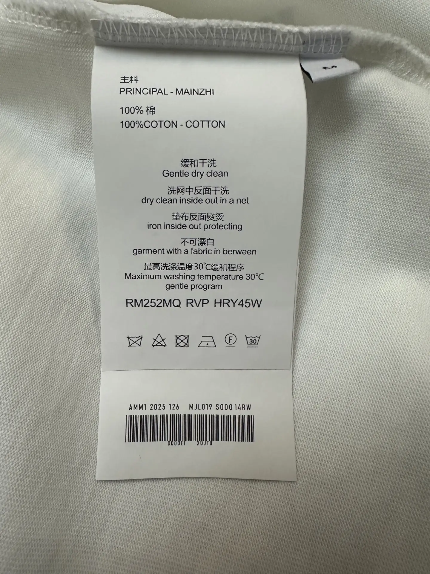 Logo Print Heavyweight Cotton T-Shirt D19011603 — view 9