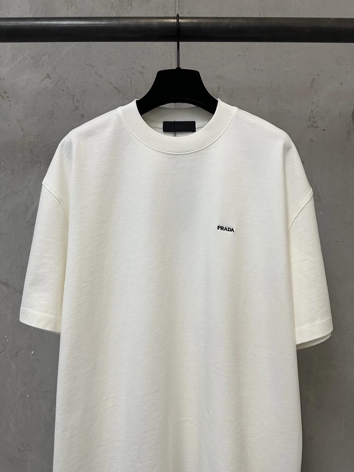 Logo-Embroidered Heavyweight Cotton T-Shirt D19011599 — view 3