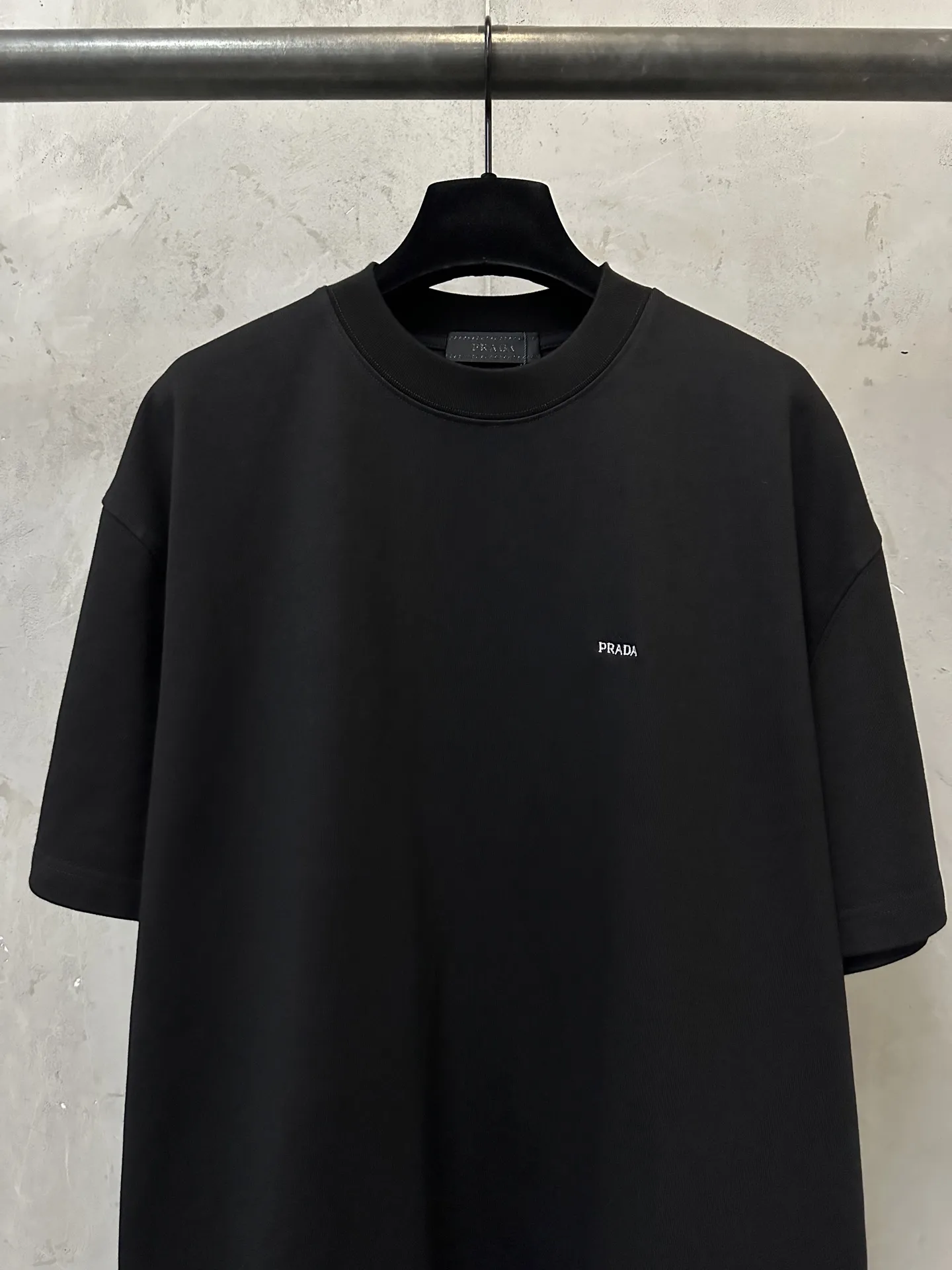 Logo-Embroidered Heavyweight Cotton T-Shirt D19011600 — view 3
