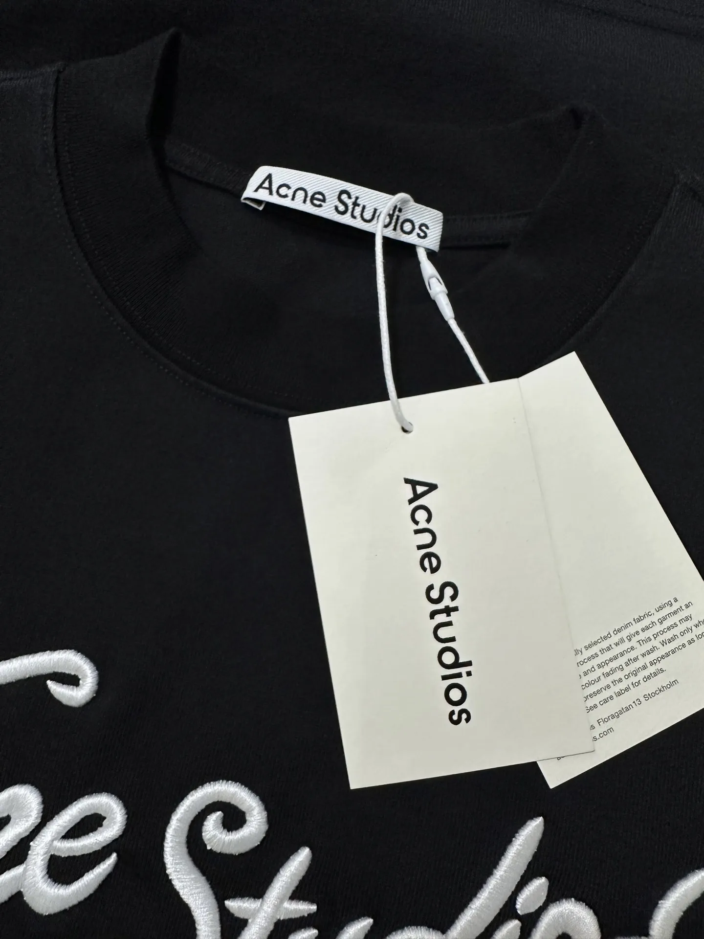 Embroidered Logo Heavyweight Cotton T-Shirt D19518971 — view 6