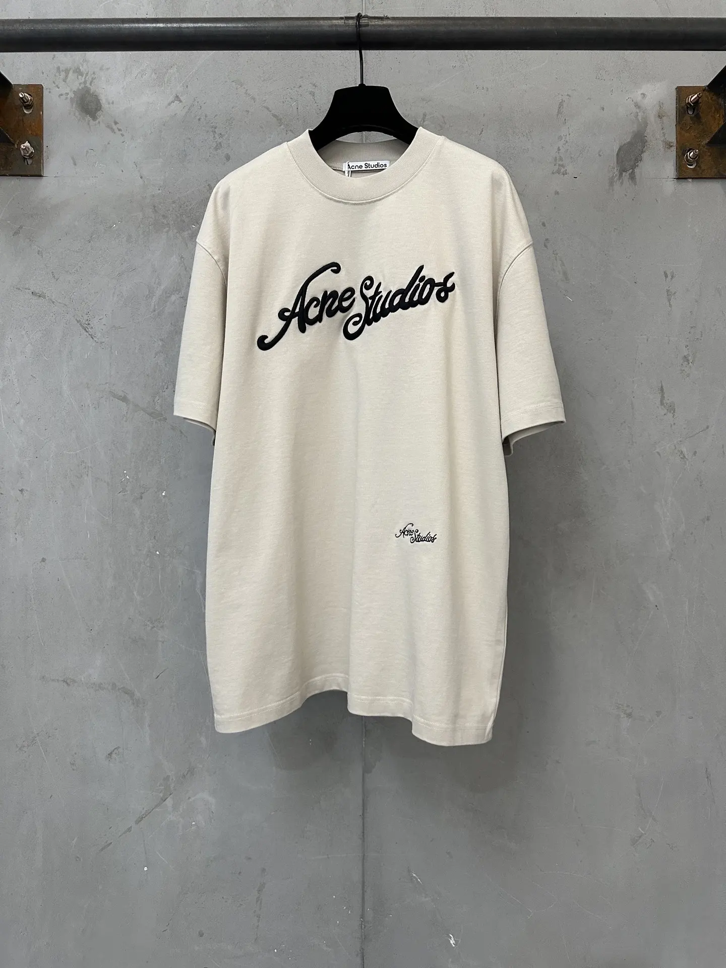 Logo Embroidered Heavyweight Cotton T-Shirt D19518970