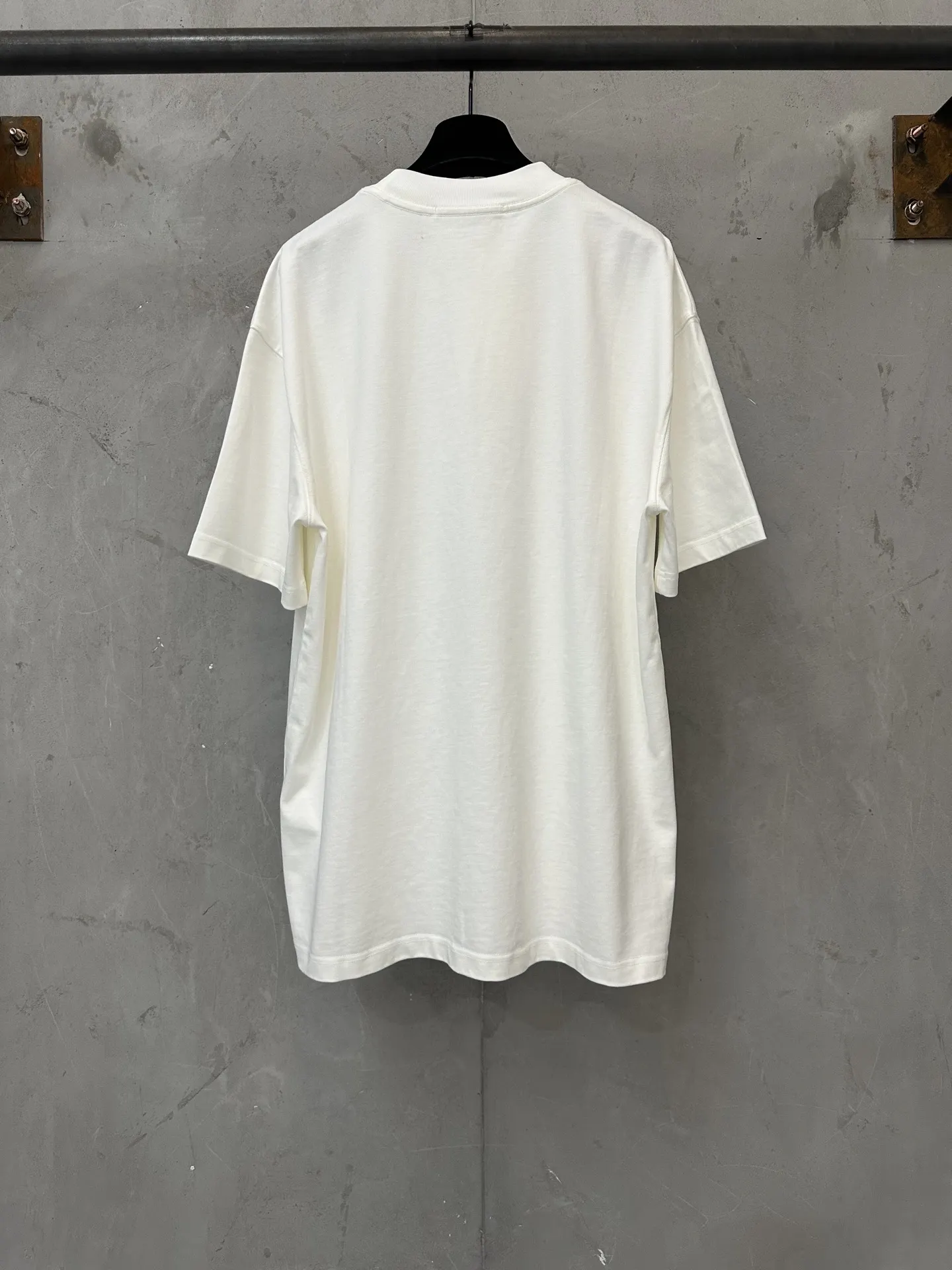 3D Logo Embroidered Heavyweight Cotton T-Shirt D19518972 — view 2