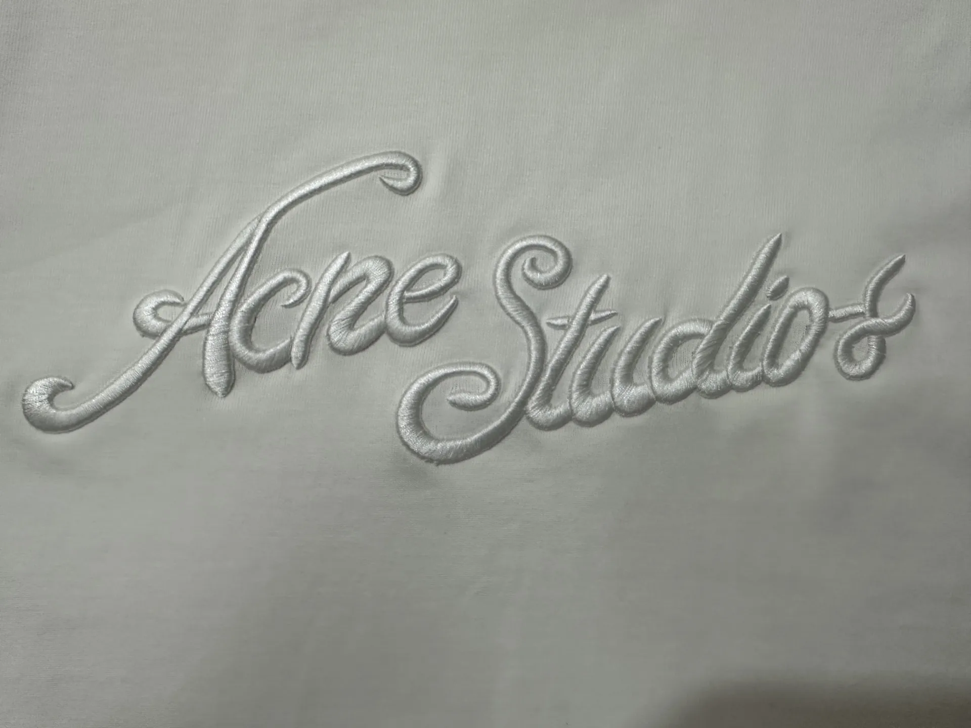 3D Logo Embroidered Heavyweight Cotton T-Shirt D19518972 — view 7