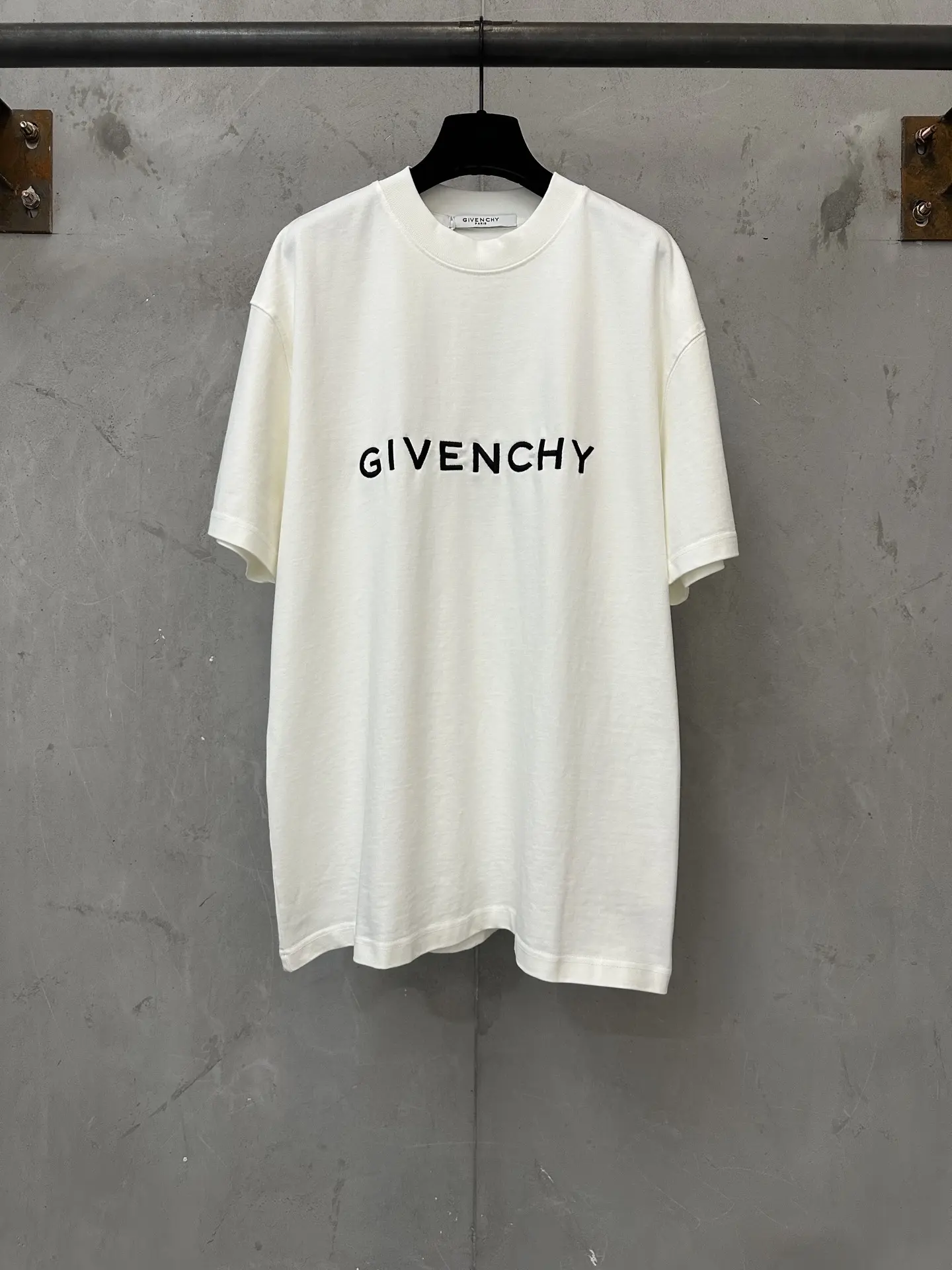 Logo Embroidered Heavyweight Cotton T-Shirt D19518966
