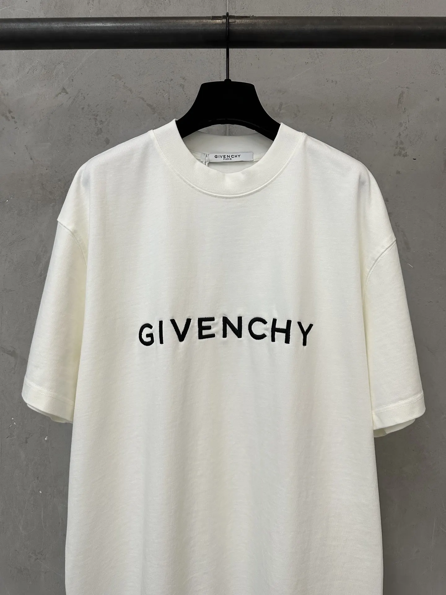 Logo Embroidered Heavyweight Cotton T-Shirt D19518966 — view 3