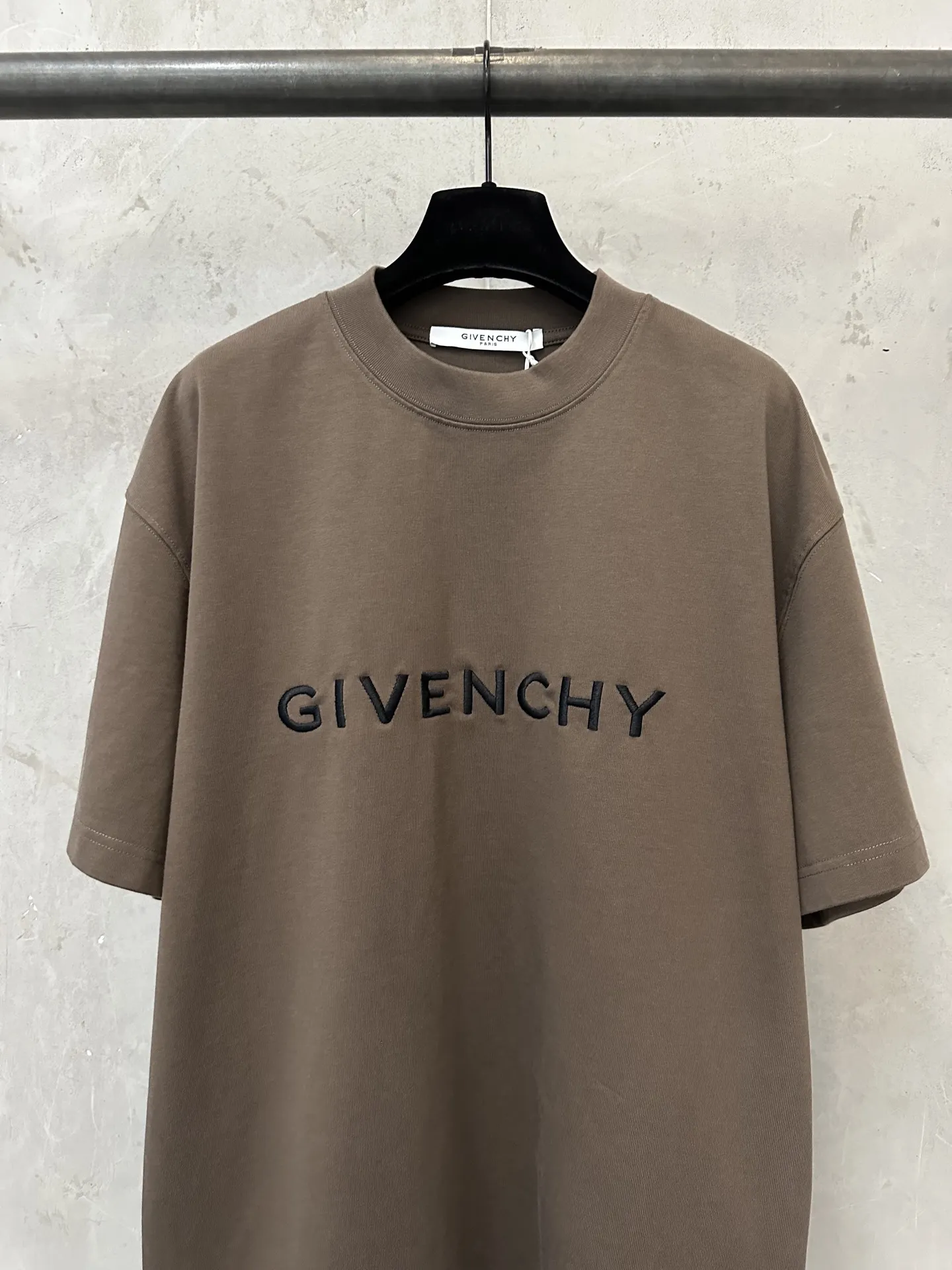 Logo Embroidery Heavyweight Cotton T-Shirt D19518965 — view 3