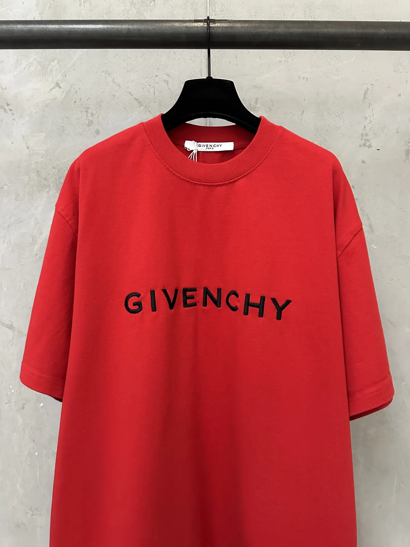 Logo Embroidered Heavyweight Cotton T-Shirt D19518964 — view 3