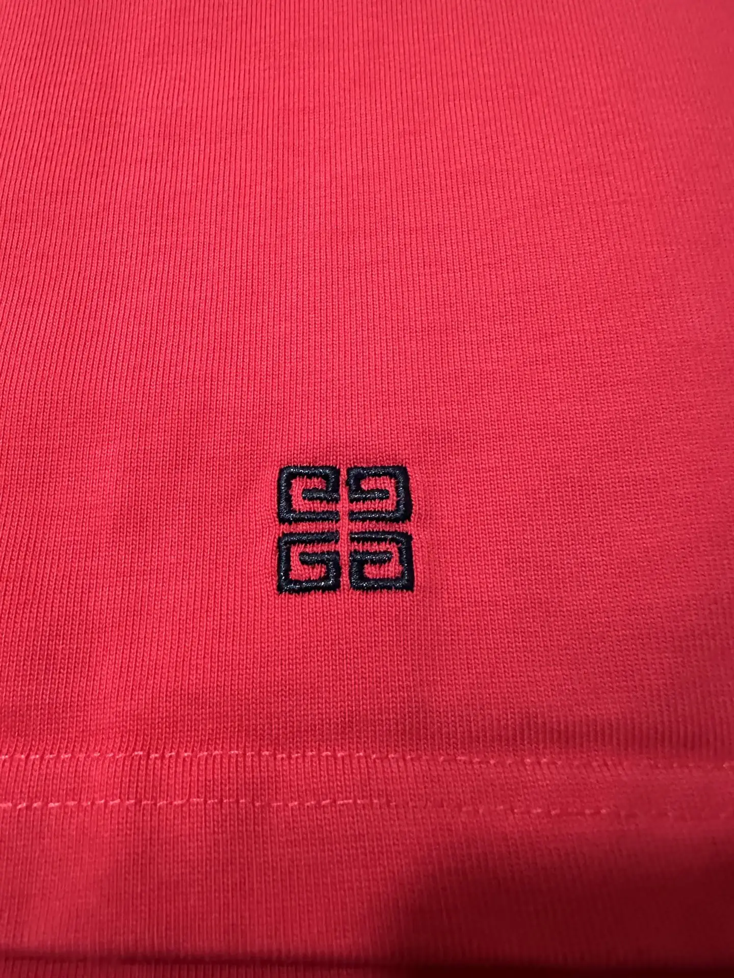 Logo Embroidered Heavyweight Cotton T-Shirt D19518964 — view 8