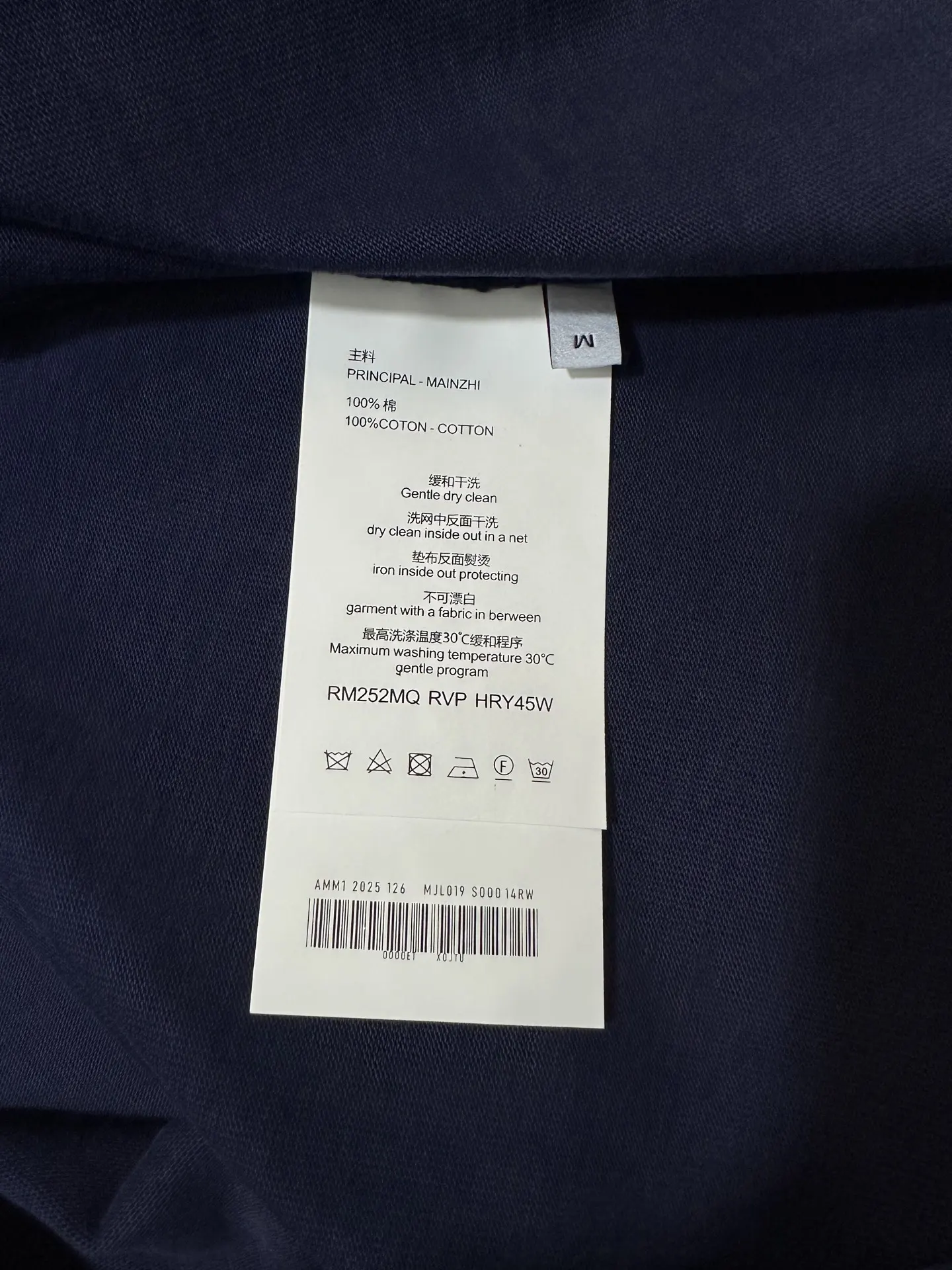 Logo Print Heavyweight Cotton T-Shirt D20011877 — view 9