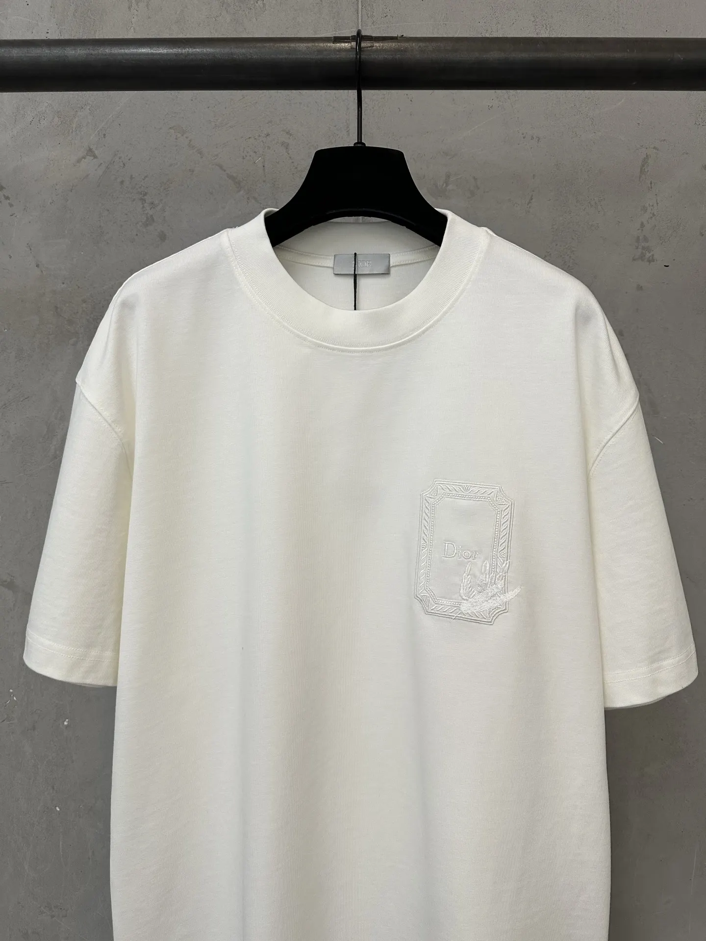 Embroidered Logo Heavyweight Cotton T-Shirt D21021766 — view 3