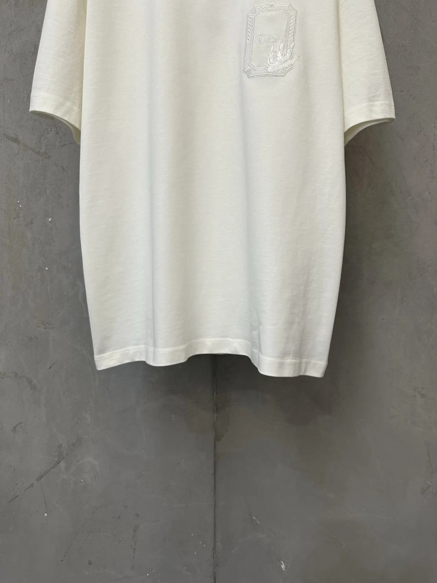Embroidered Logo Heavyweight Cotton T-Shirt D21021766 — view 4