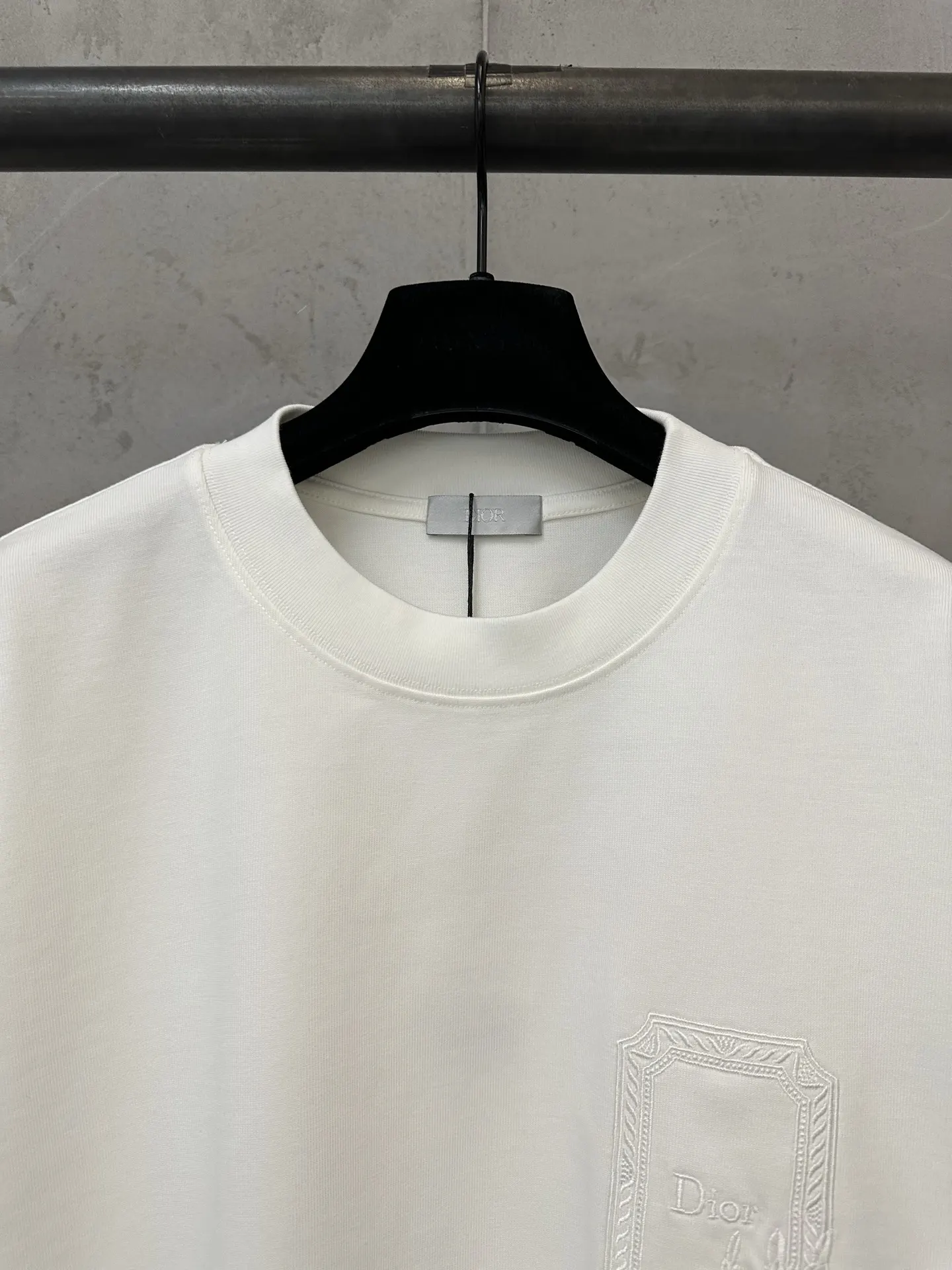 Embroidered Logo Heavyweight Cotton T-Shirt D21021766 — view 5