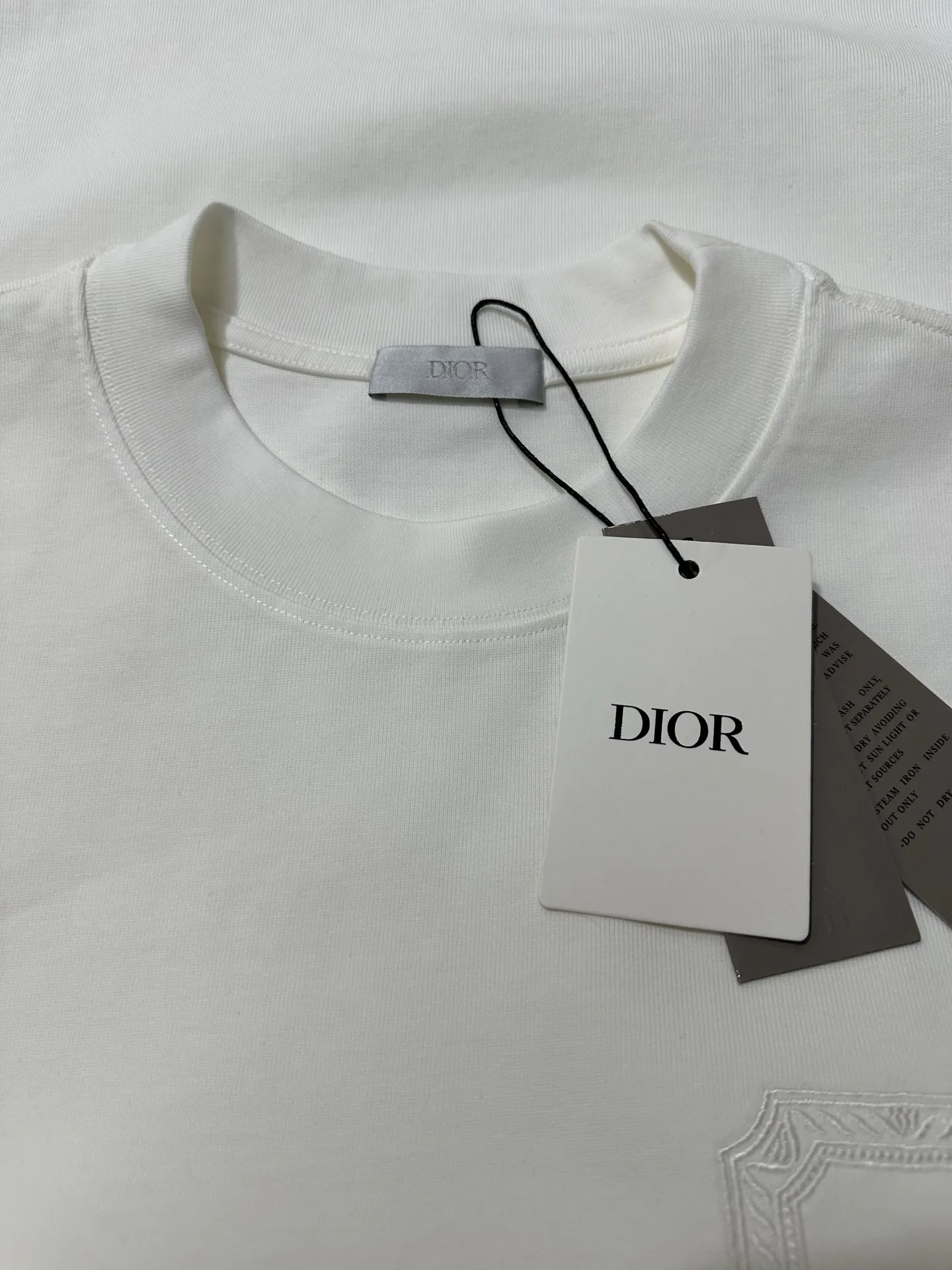 Embroidered Logo Heavyweight Cotton T-Shirt D21021766 — view 6