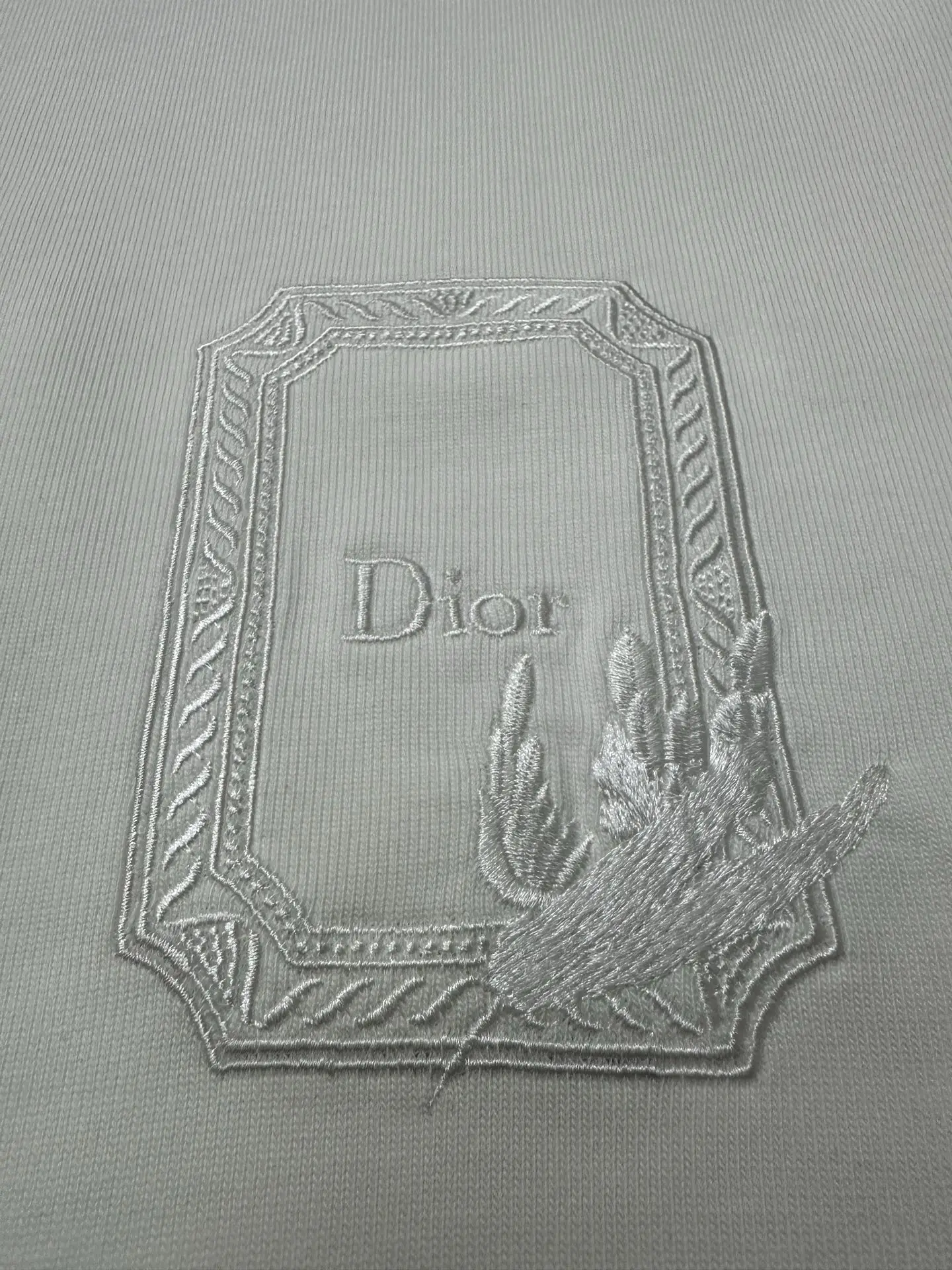 Embroidered Logo Heavyweight Cotton T-Shirt D21021766 — view 7