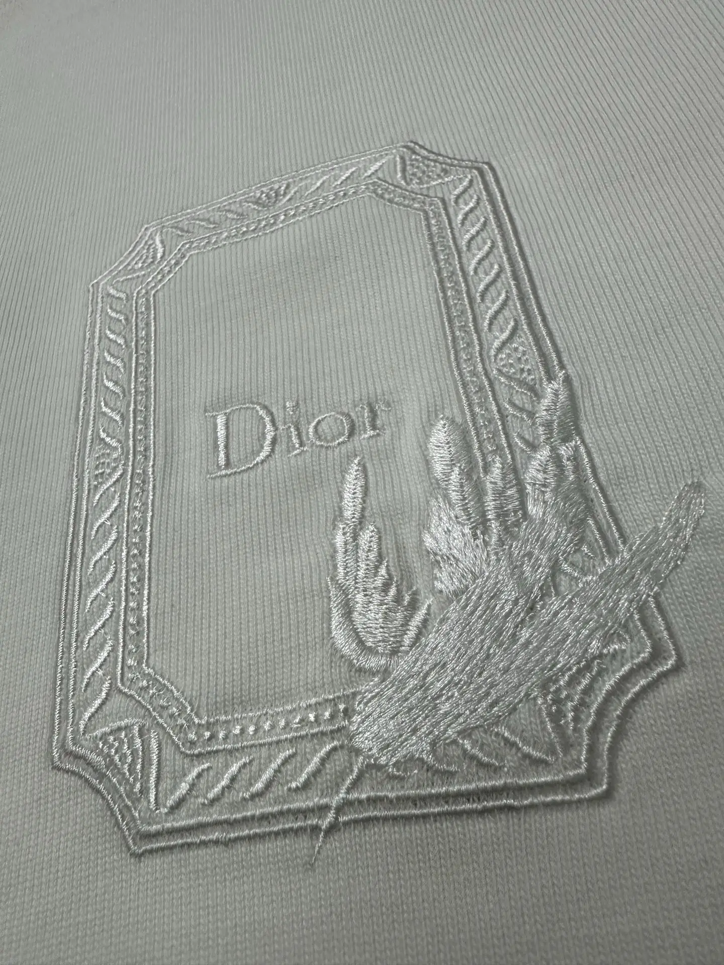 Embroidered Logo Heavyweight Cotton T-Shirt D21021766 — view 8