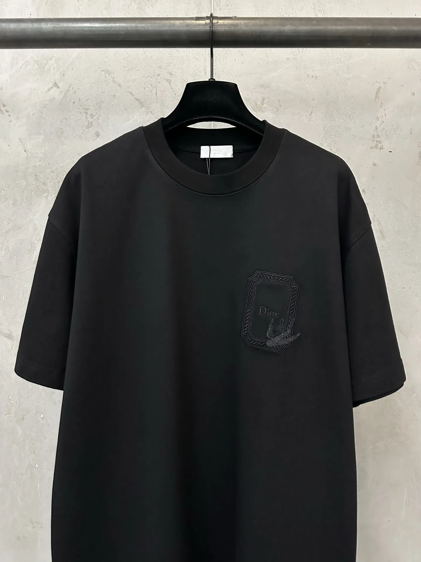 Embroidered Logo Heavyweight Cotton T-Shirt D21021767 — view 3