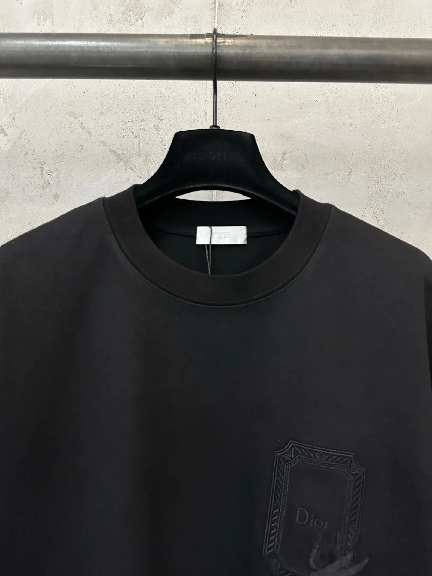 Embroidered Logo Heavyweight Cotton T-Shirt D21021767 — view 5
