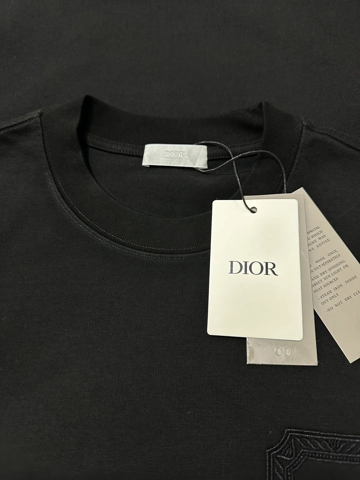 Embroidered Logo Heavyweight Cotton T-Shirt D21021767 — view 6