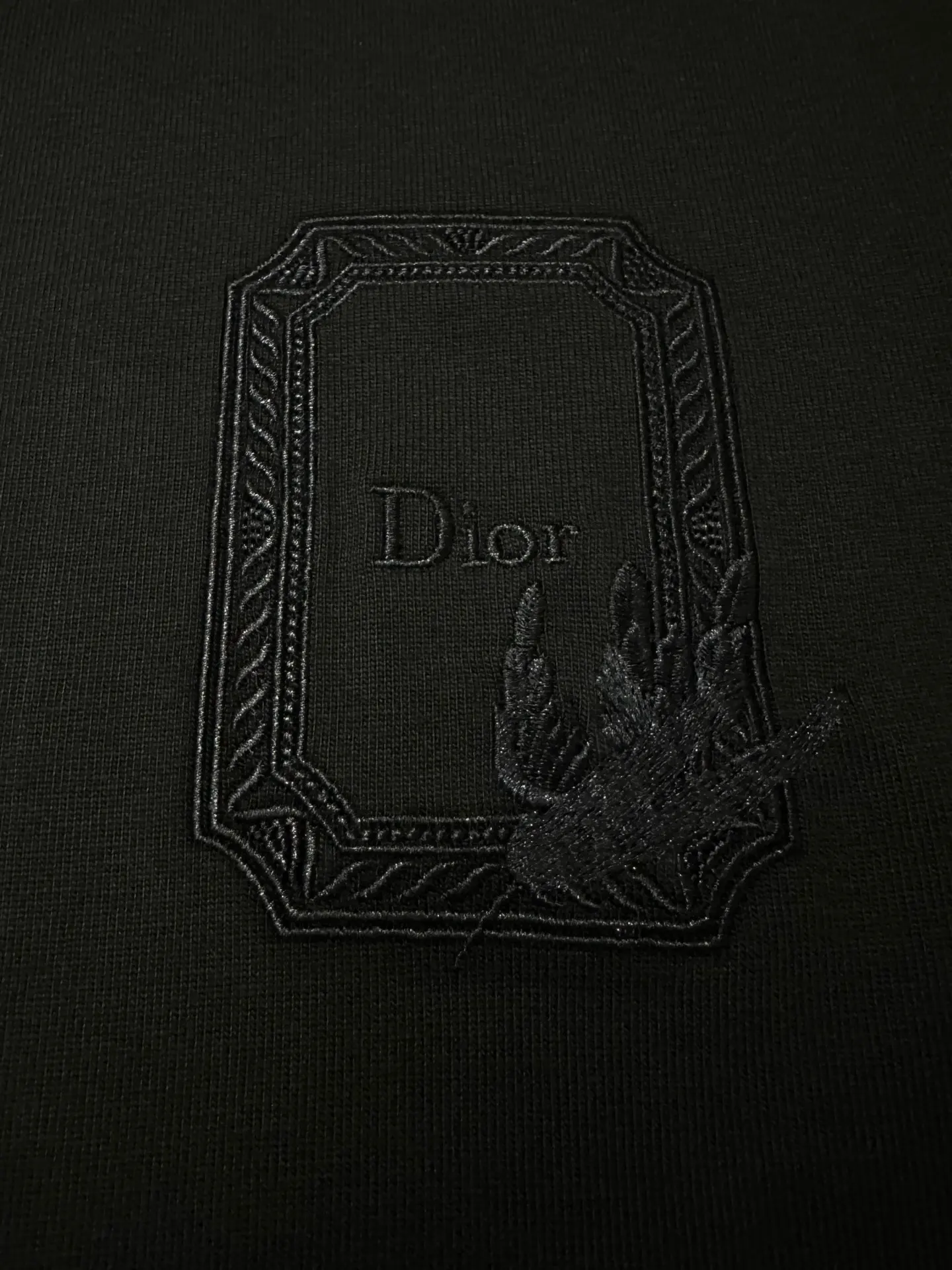 Embroidered Logo Heavyweight Cotton T-Shirt D21021767 — view 7