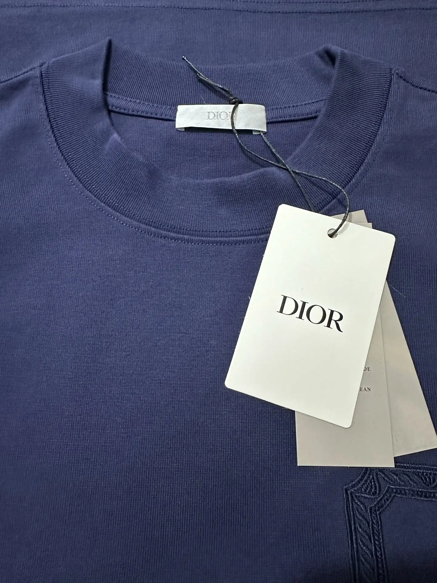 Embroidered Logo Heavyweight Cotton T-Shirt D21021765 — view 6