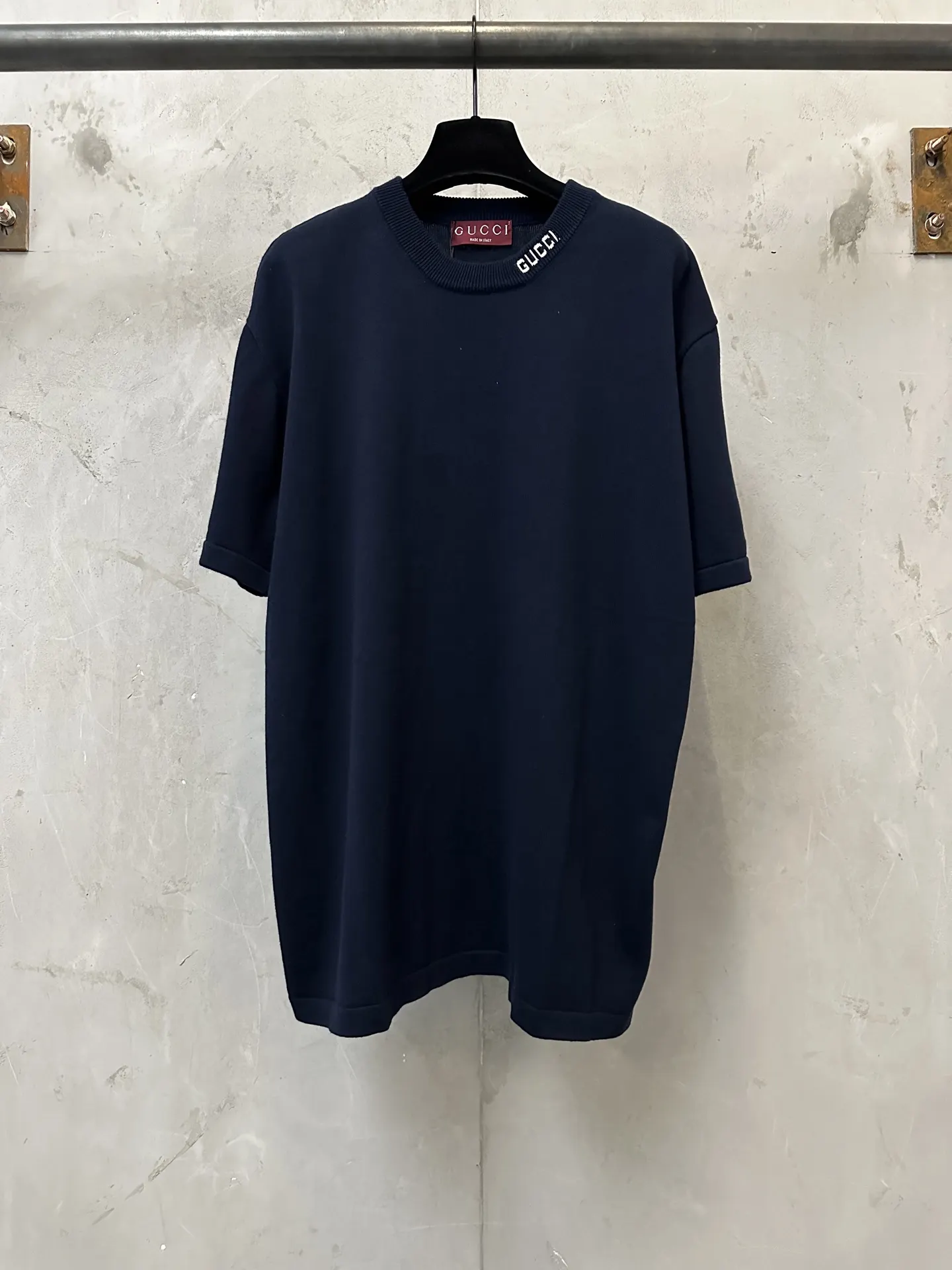 Logo-Jacquard Silk and Cotton Knit T-Shirt D21011578