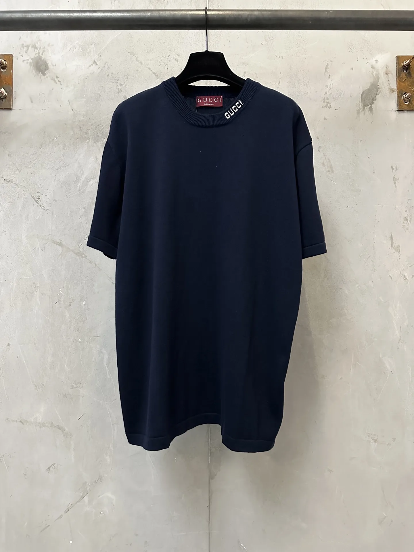 Logo-Jacquard Silk and Cotton Knit T-Shirt D21011578