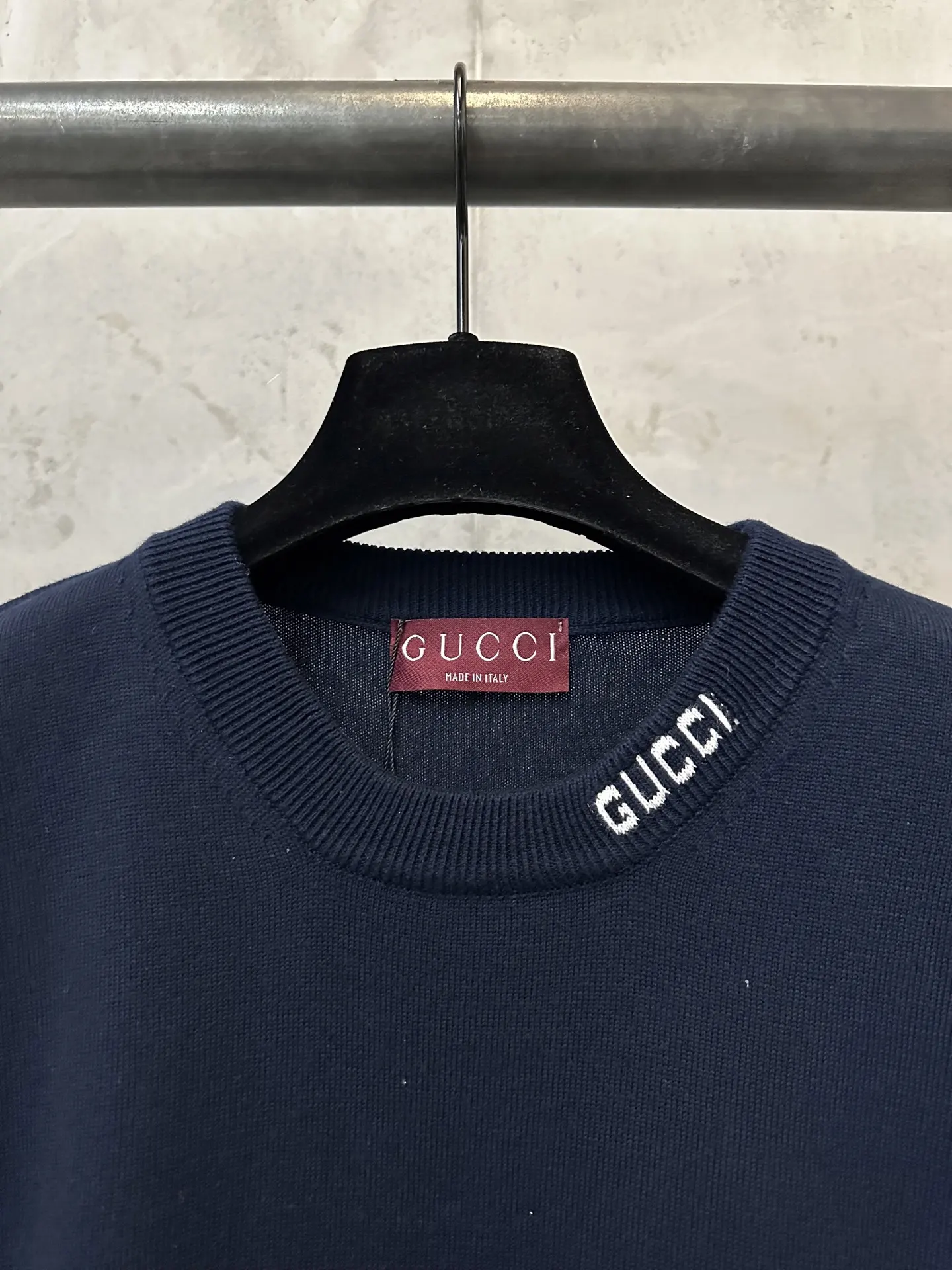 Logo-Jacquard Silk and Cotton Knit T-Shirt D21011578 — view 5