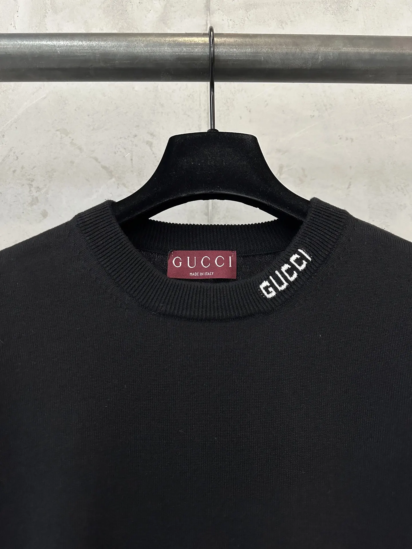 Logo-Jacquard Silk and Cotton Knit T-Shirt D21011580 — view 5