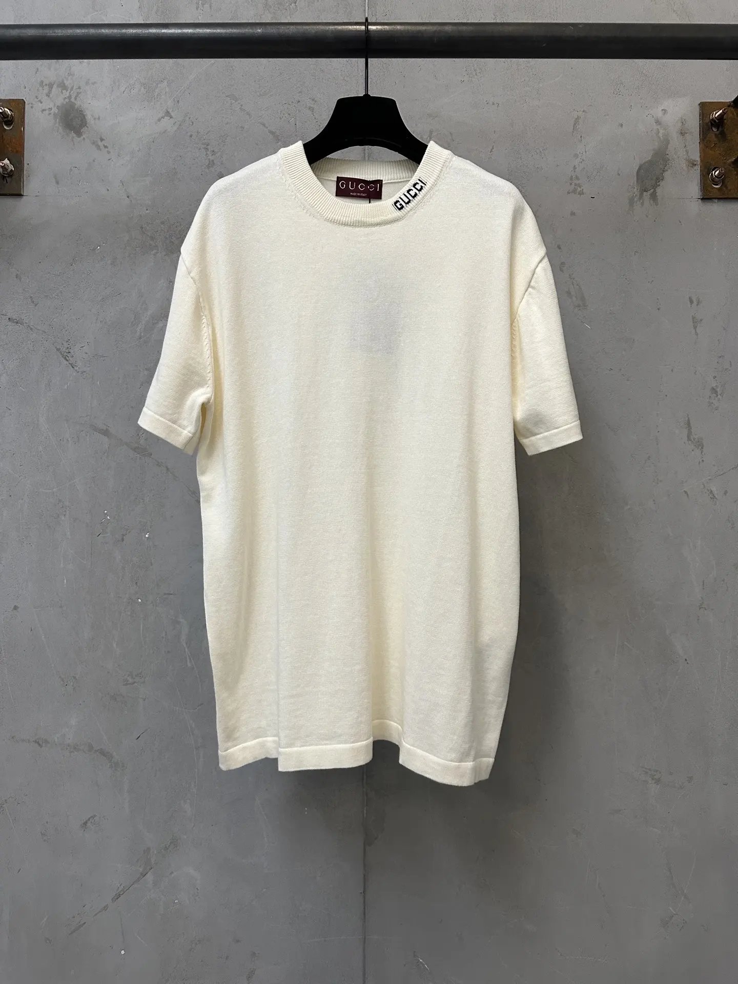 Logo-Jacquard Silk and Cotton-Blend Knit T-Shirt D21011579