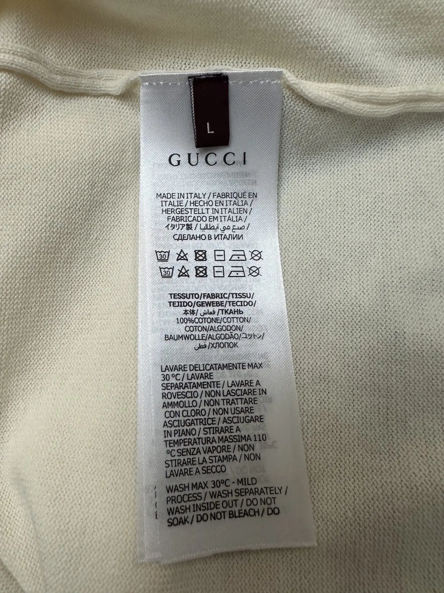 Logo-Jacquard Silk and Cotton-Blend Knit T-Shirt D21011579 — view 9