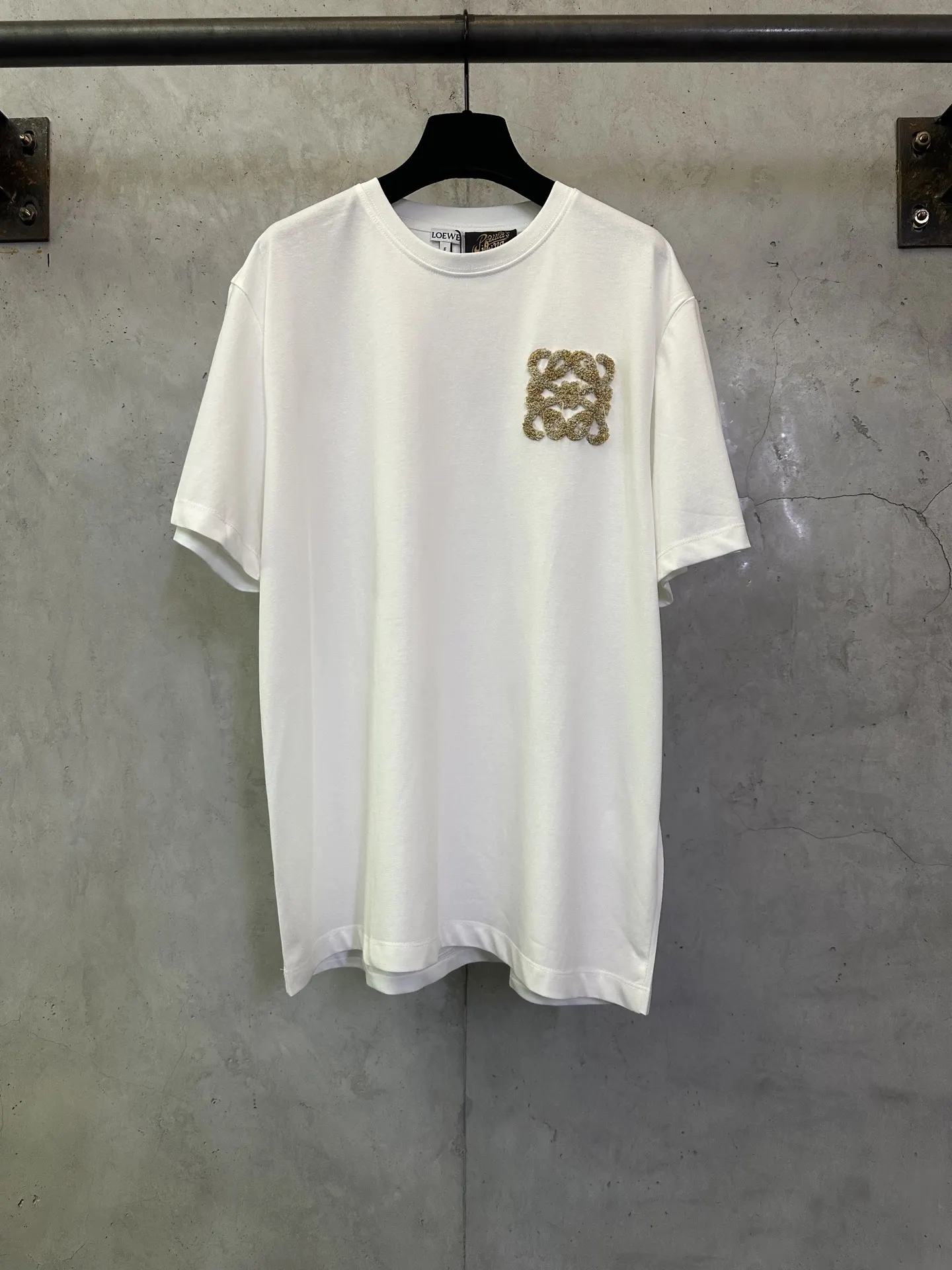 Anagram Embroidered Cotton T-Shirt D21012842