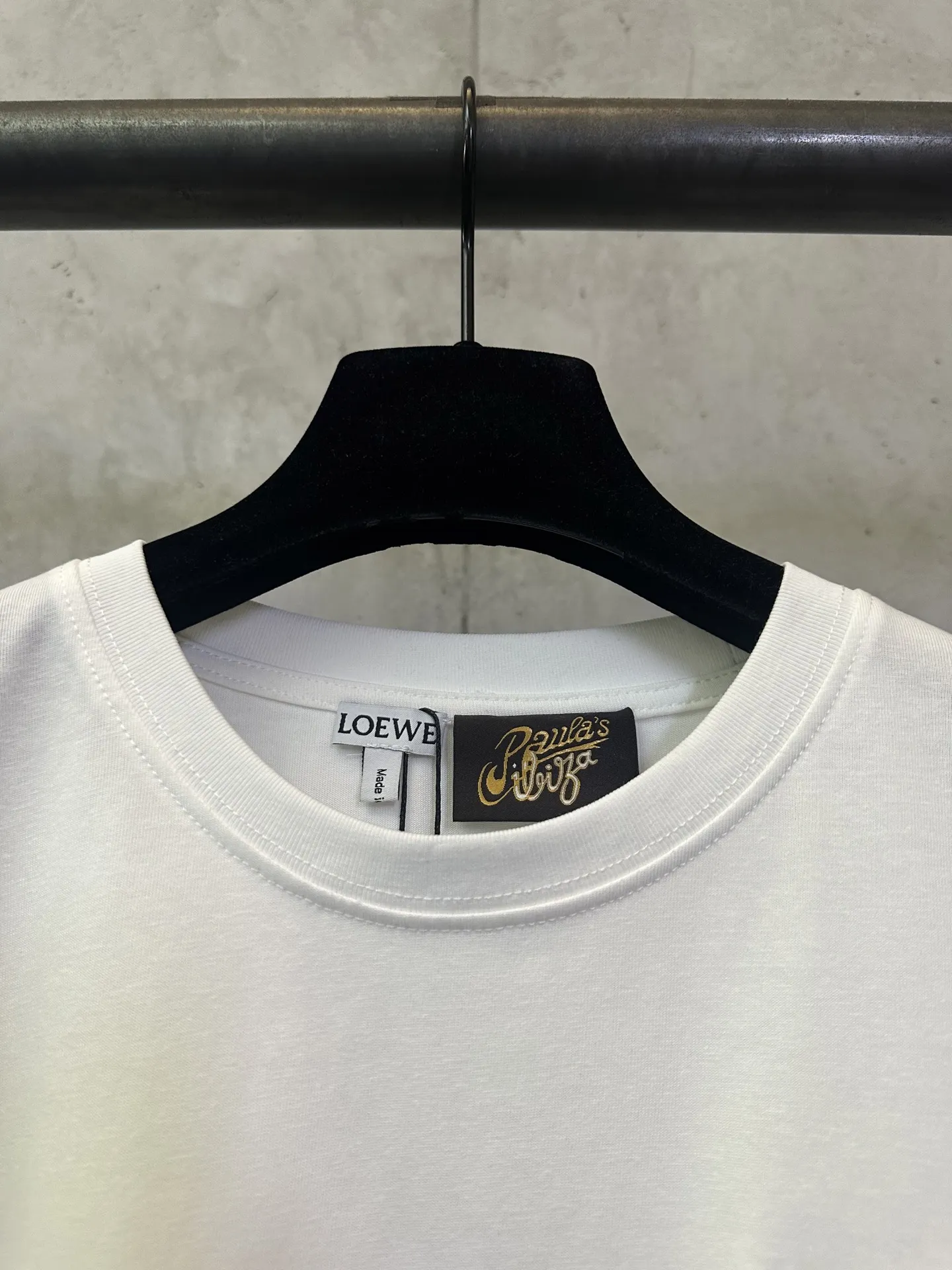 Anagram Embroidered Cotton T-Shirt D21012842 — view 7