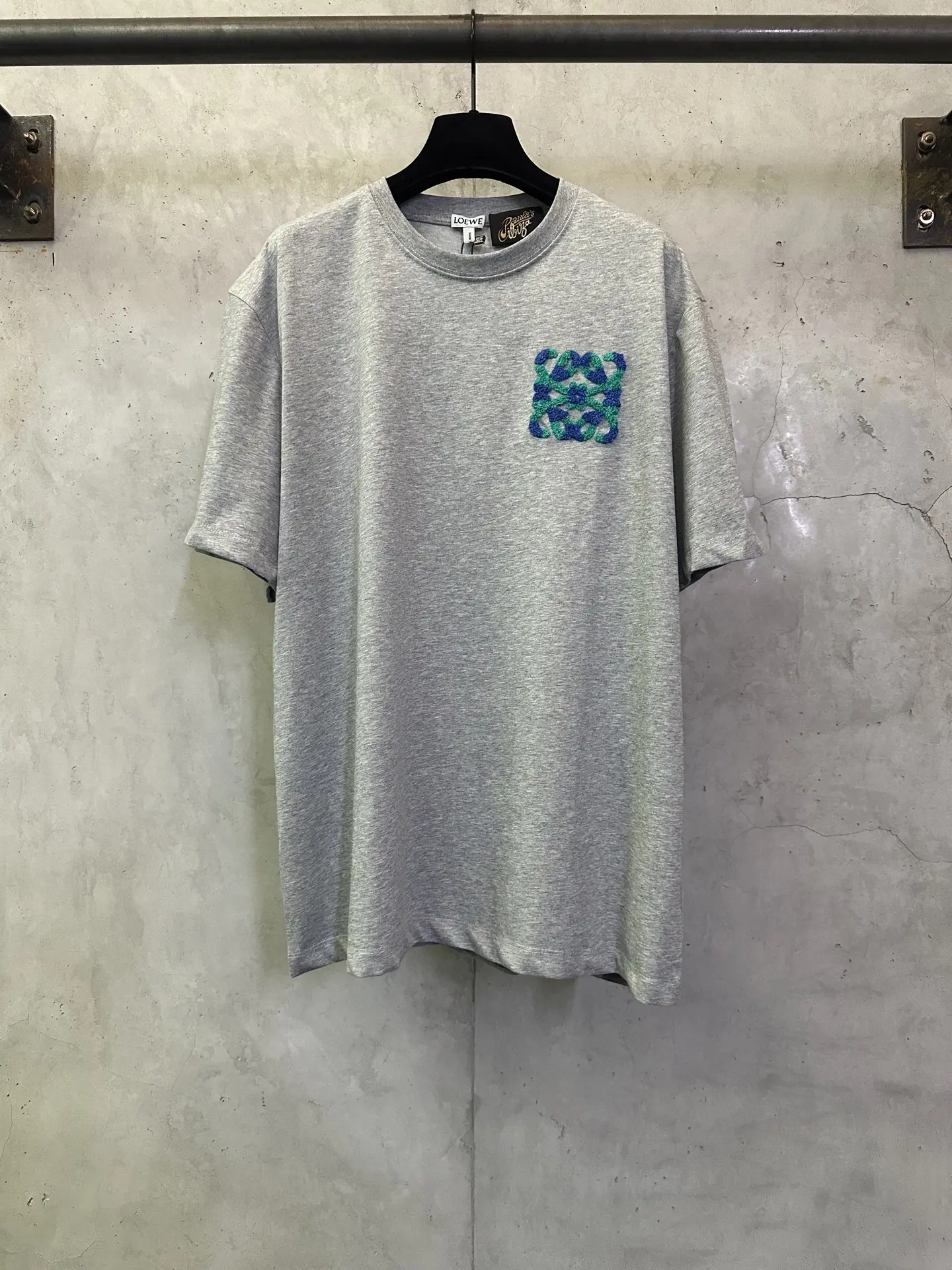 Anagram Embroidered Cotton-Jersey T-Shirt D21012843