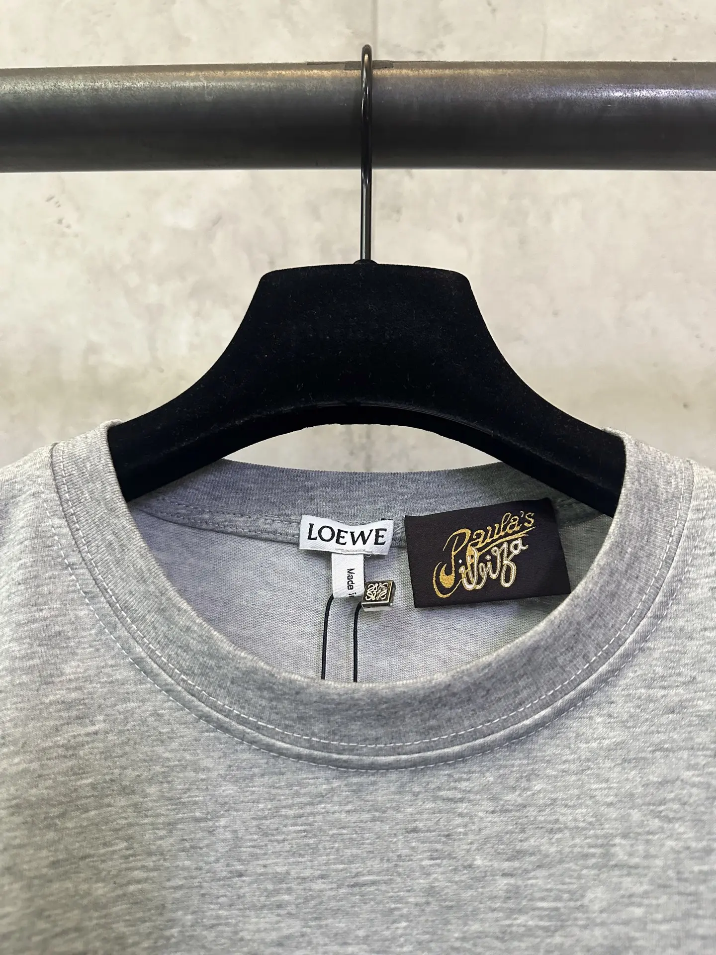 Anagram Embroidered Cotton-Jersey T-Shirt D21012843 — view 7