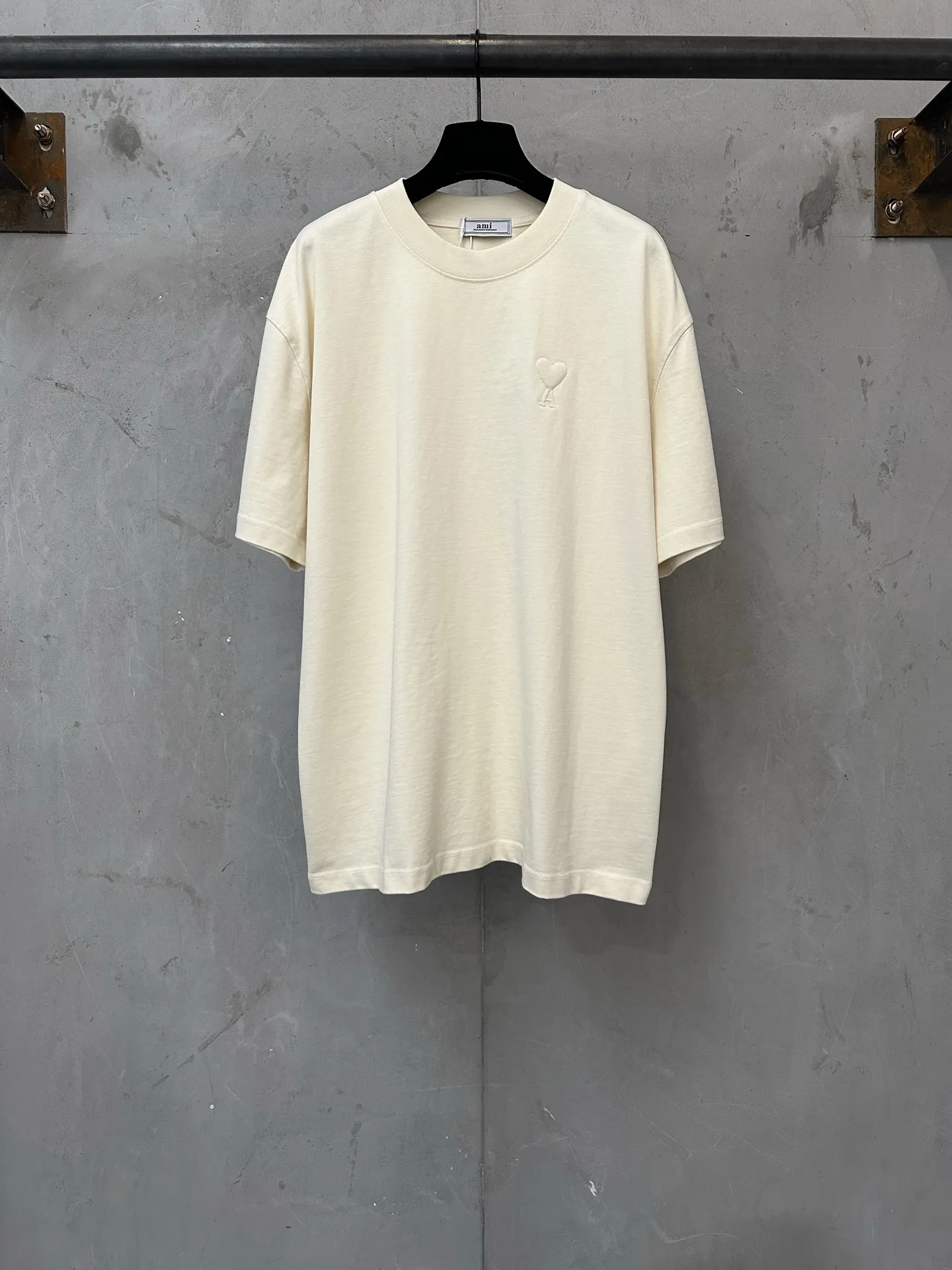 Ami de Coeur Embossed Cotton T-Shirt D21023515