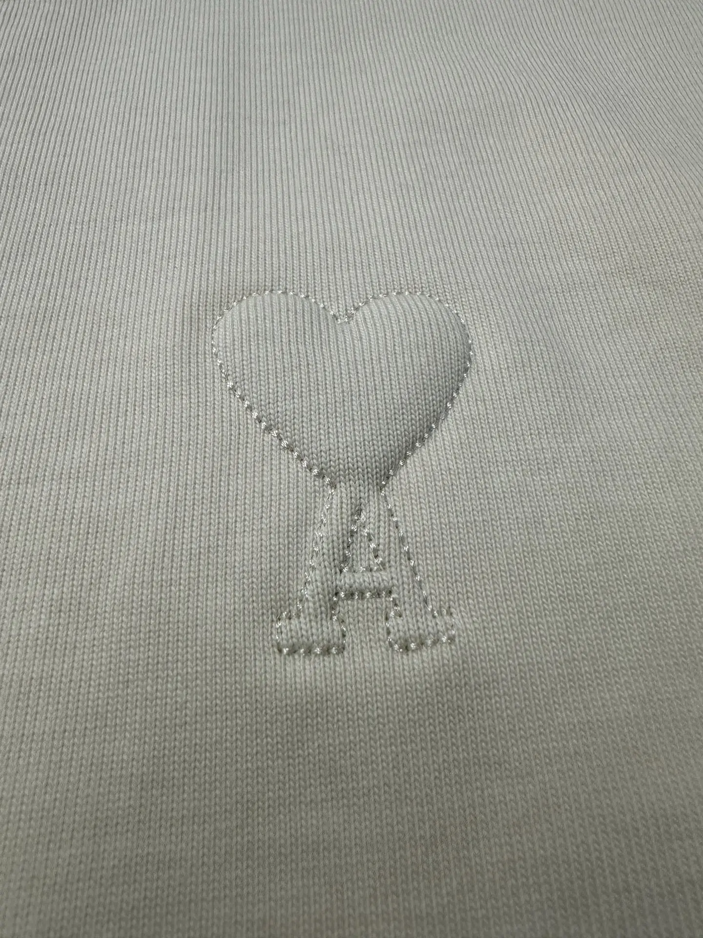 Ami de Coeur Embossed Cotton T-Shirt D21023515 — view 7