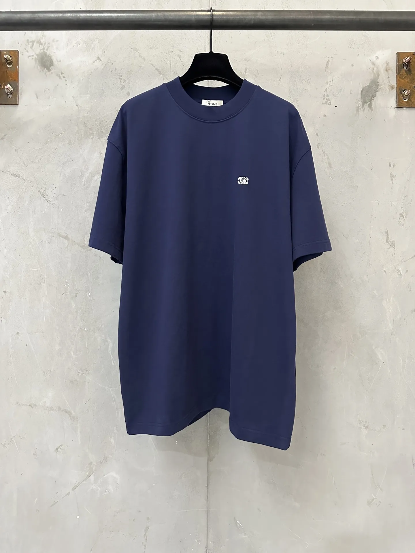 Triomphe Logo Embroidered Heavyweight T-Shirt D21020230