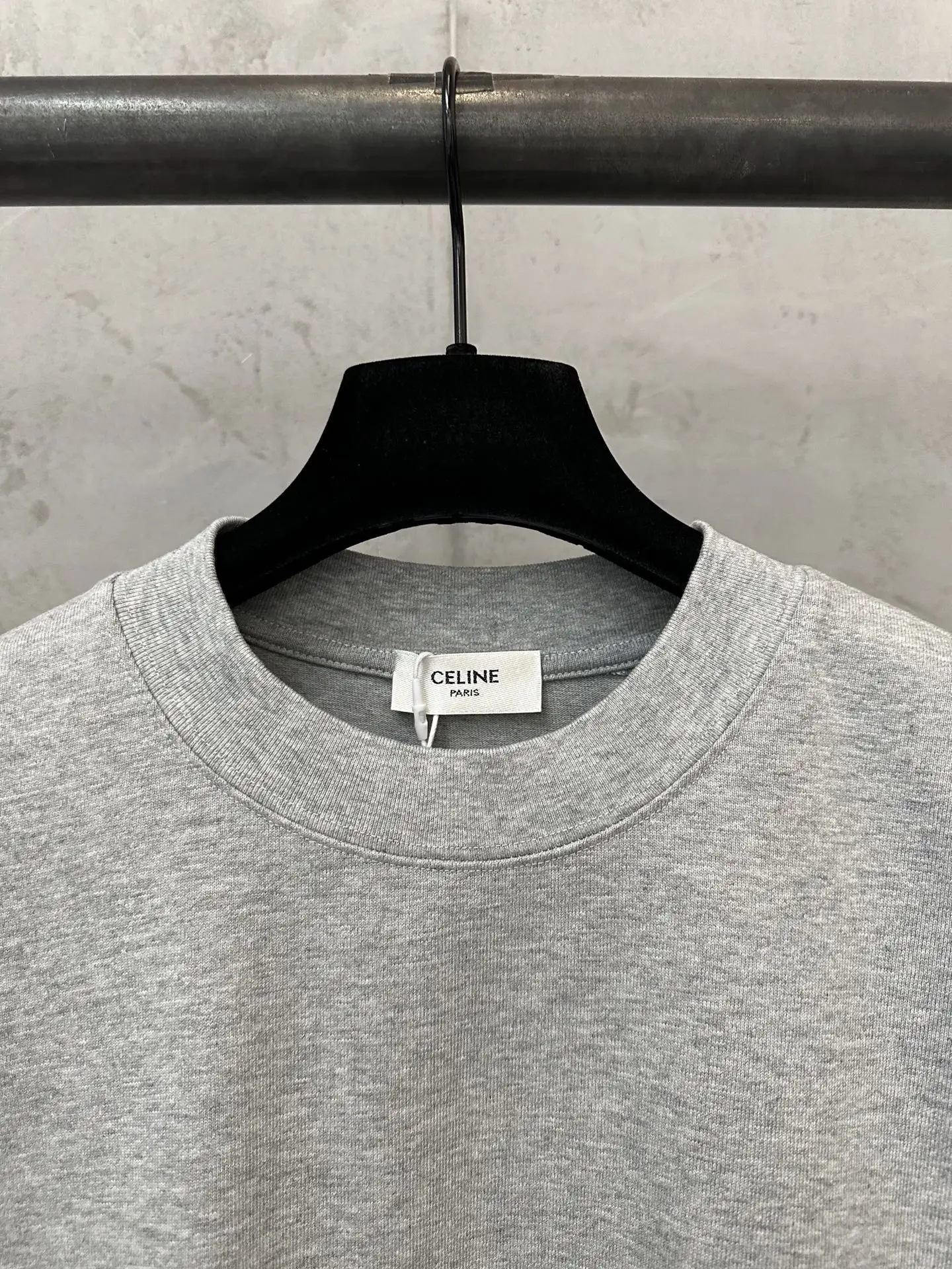Triomphe Logo Embroidery Heavyweight Cotton T-Shirt D21020227 — view 5